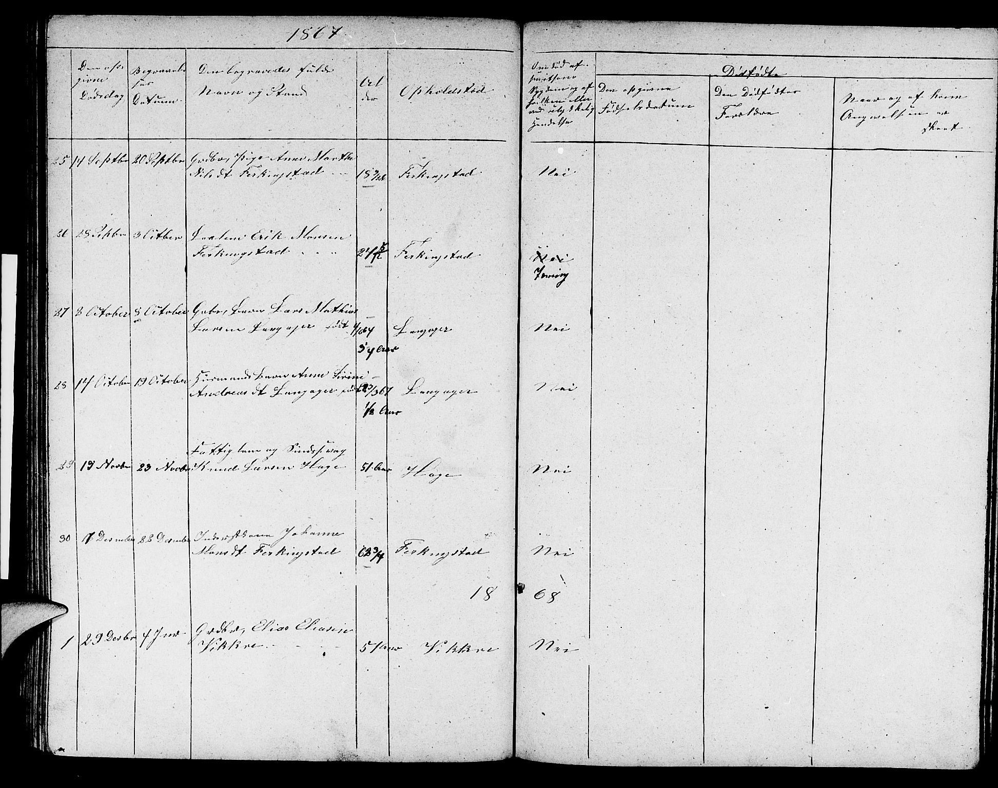 Skudenes sokneprestkontor, SAST/A -101849/H/Ha/Hab/L0002: Klokkerbok nr. B 2, 1848-1873