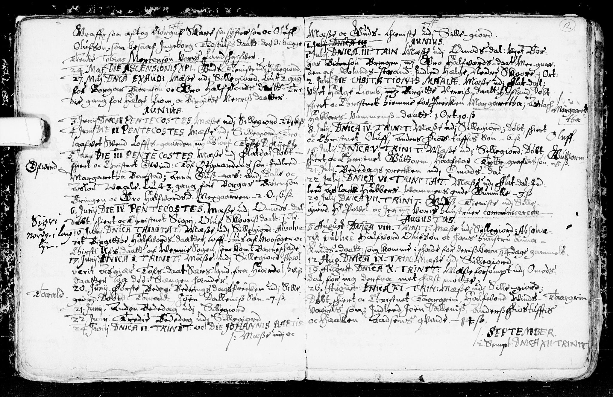 Seljord kirkebøker, SAKO/A-20/F/Fa/L0001: Ministerialbok nr. I 1, 1654-1686, s. 12