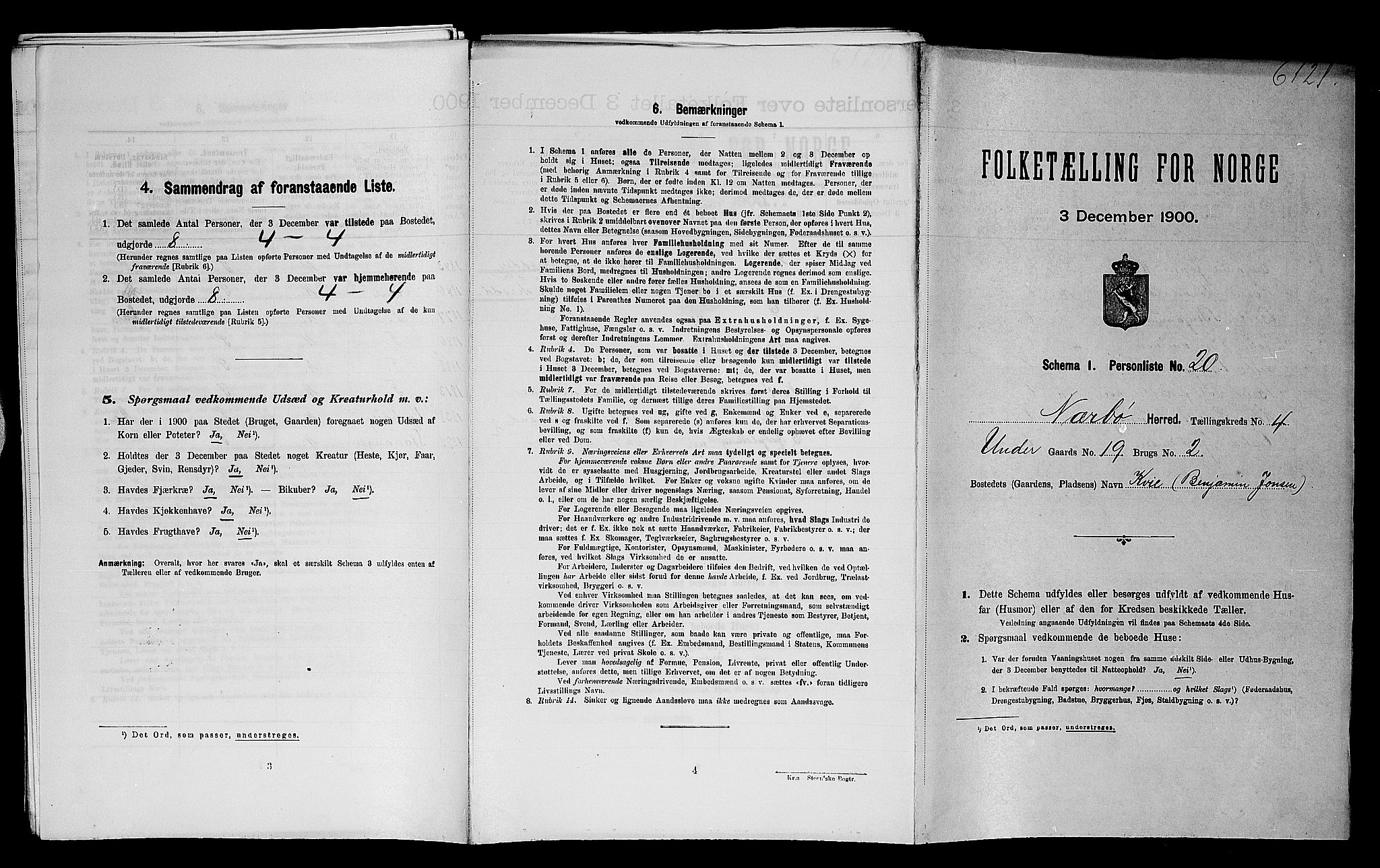 SAST, Folketelling 1900 for 1119 Nærbø herred, 1900, s. 357