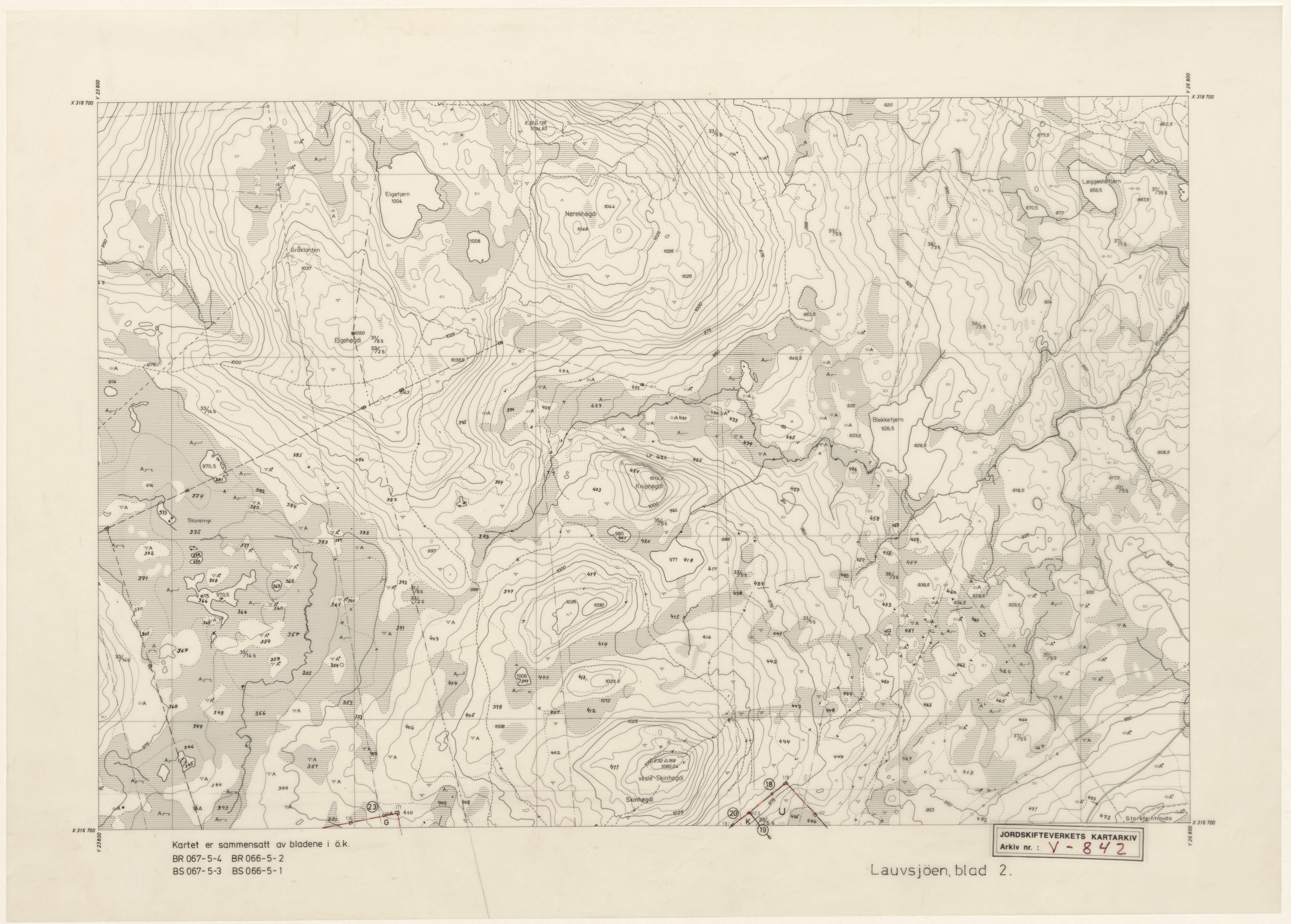 Jordskifteverkets kartarkiv, RA/S-3929/T, 1859-1988, s. 1159