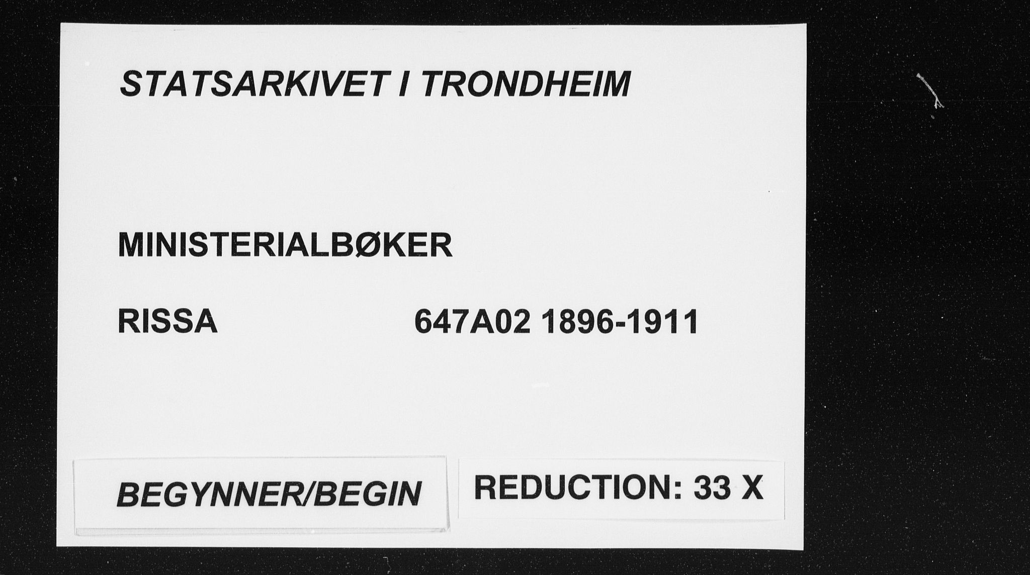 Ministerialprotokoller, klokkerbøker og fødselsregistre - Sør-Trøndelag, AV/SAT-A-1456/647/L0635: Ministerialbok nr. 647A02, 1896-1911