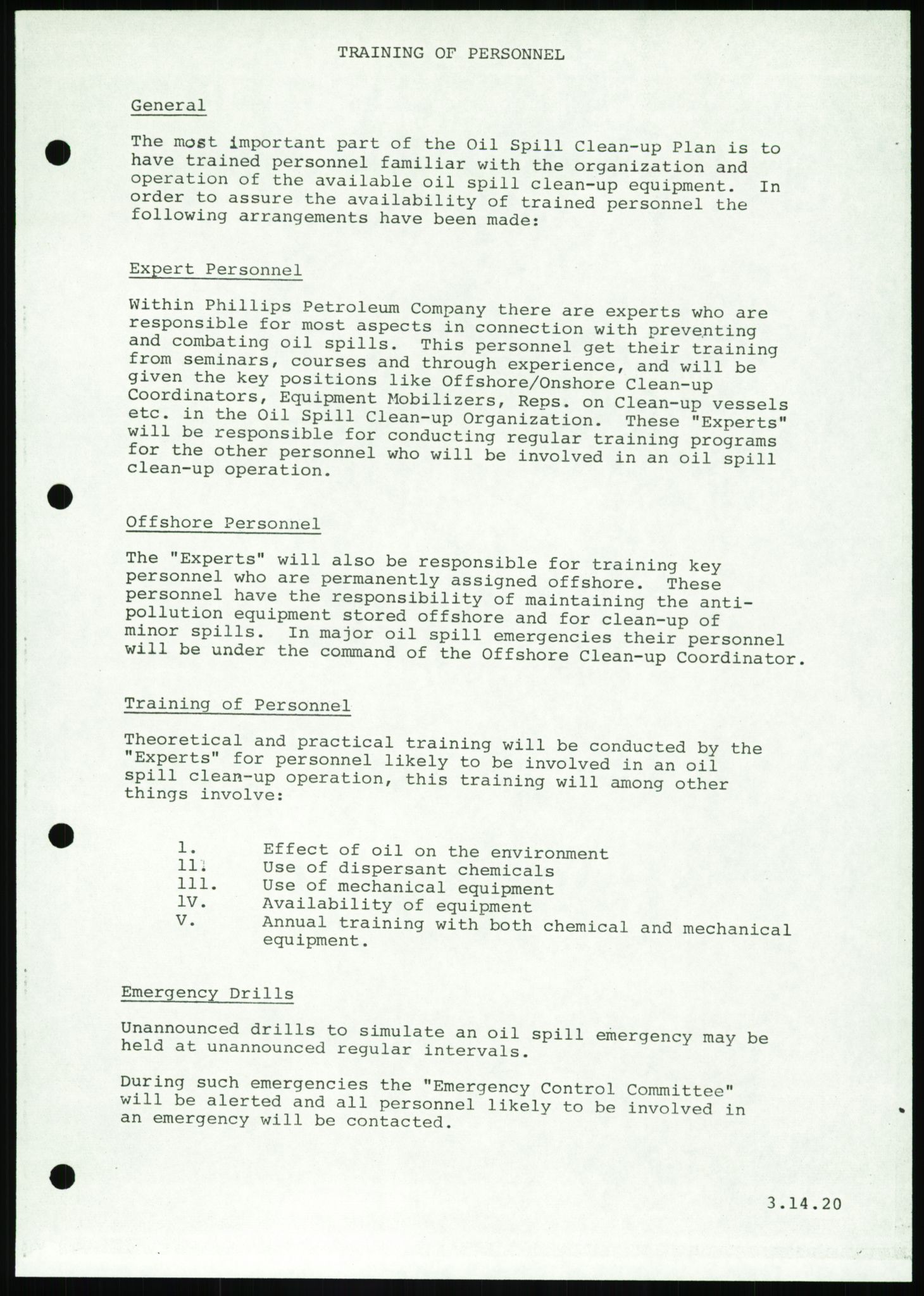 Justisdepartementet, Granskningskommisjonen ved Alexander Kielland-ulykken 27.3.1980, AV/RA-S-1165/D/L0016: O Beredskapsplaner (Doku.liste + O1-O3 av 3), 1980-1981, s. 182