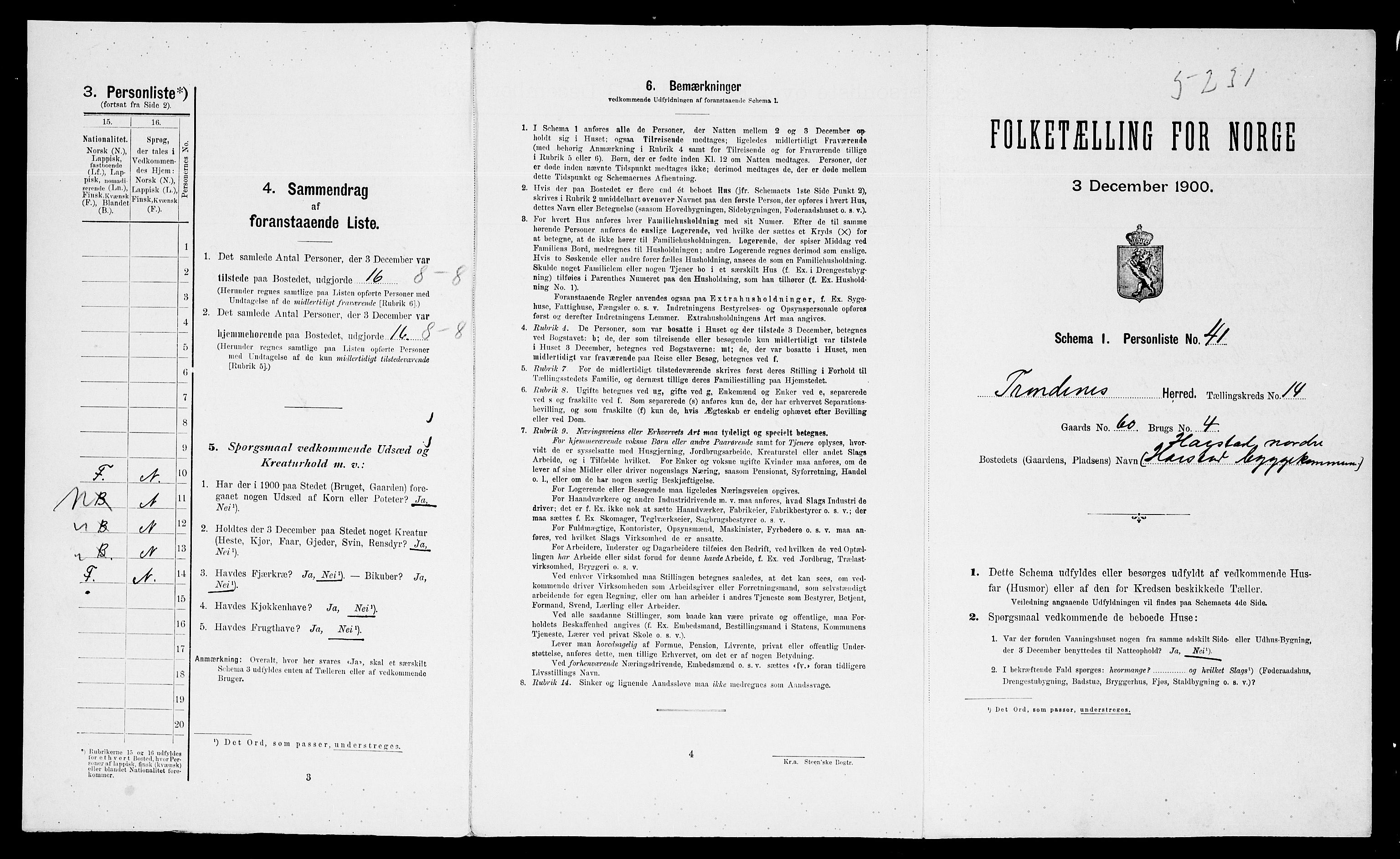SATØ, Folketelling 1900 for 1914 Trondenes herred, 1900, s. 1635