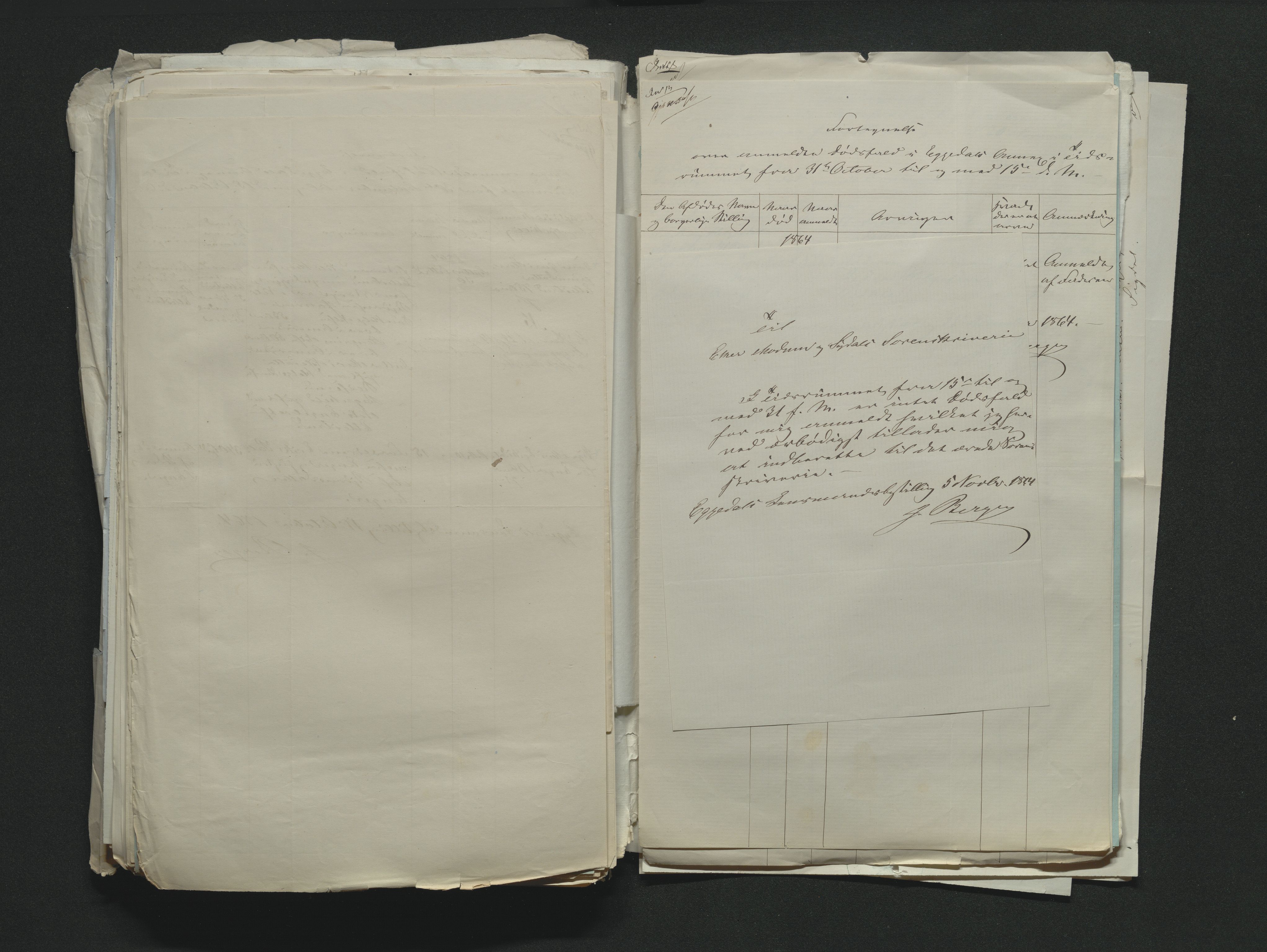 Eiker, Modum og Sigdal sorenskriveri, AV/SAKO-A-123/H/Ha/Hab/L0011: Dødsfallsmeldinger, 1862-1865, s. 481