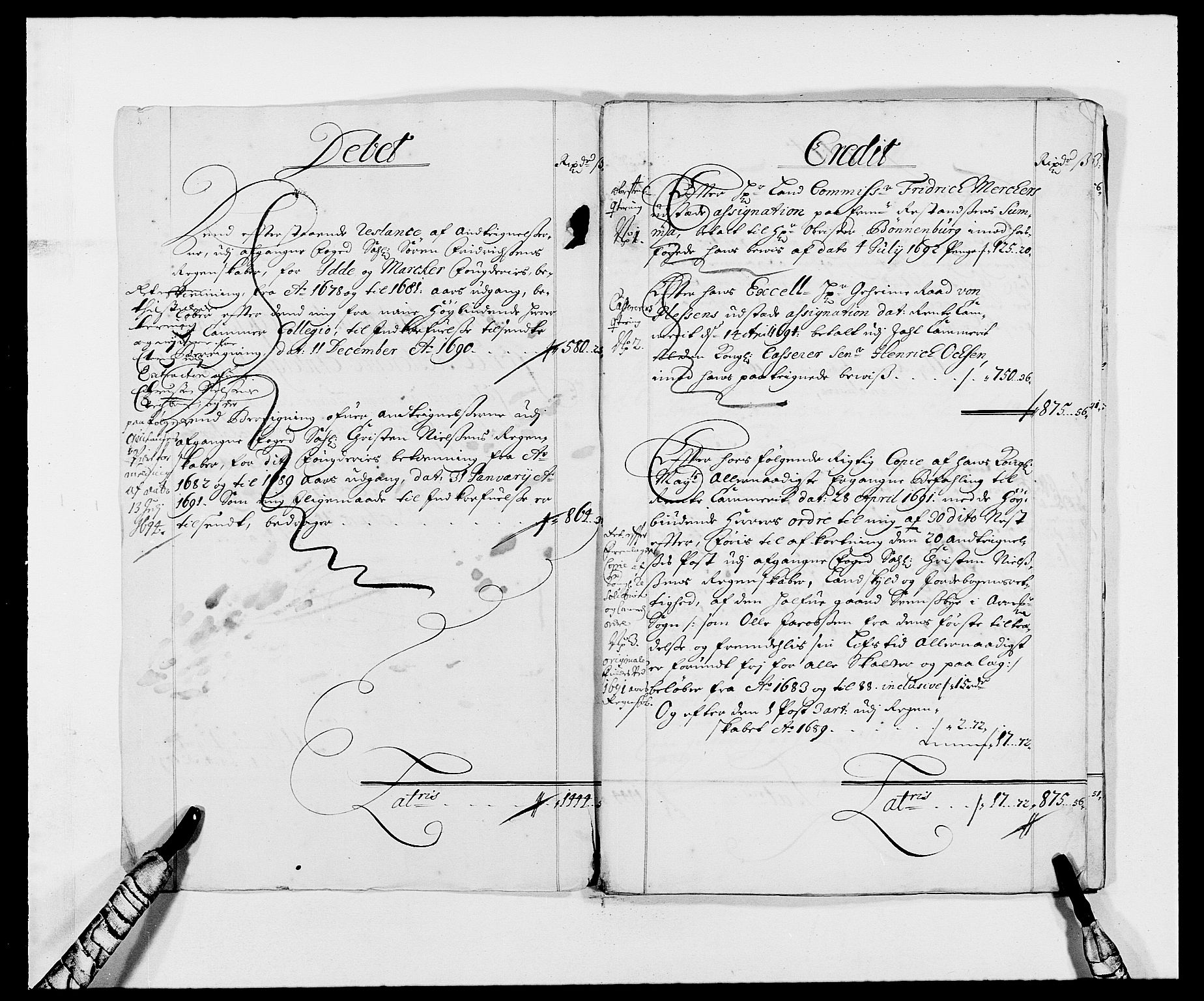 Rentekammeret inntil 1814, Reviderte regnskaper, Fogderegnskap, AV/RA-EA-4092/R01/L0009: Fogderegnskap Idd og Marker, 1689, s. 3