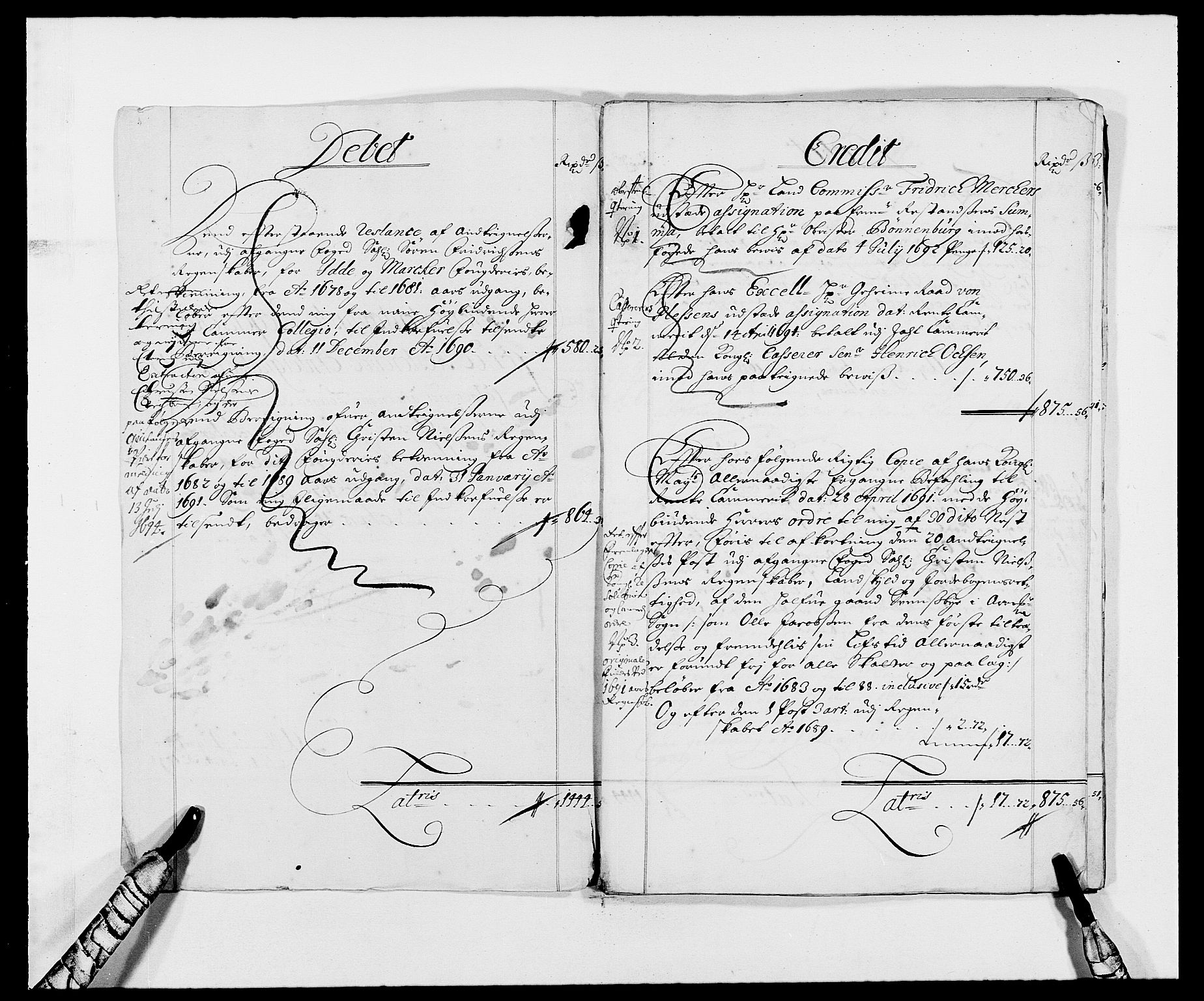 Rentekammeret inntil 1814, Reviderte regnskaper, Fogderegnskap, RA/EA-4092/R01/L0009: Fogderegnskap Idd og Marker, 1689, s. 3