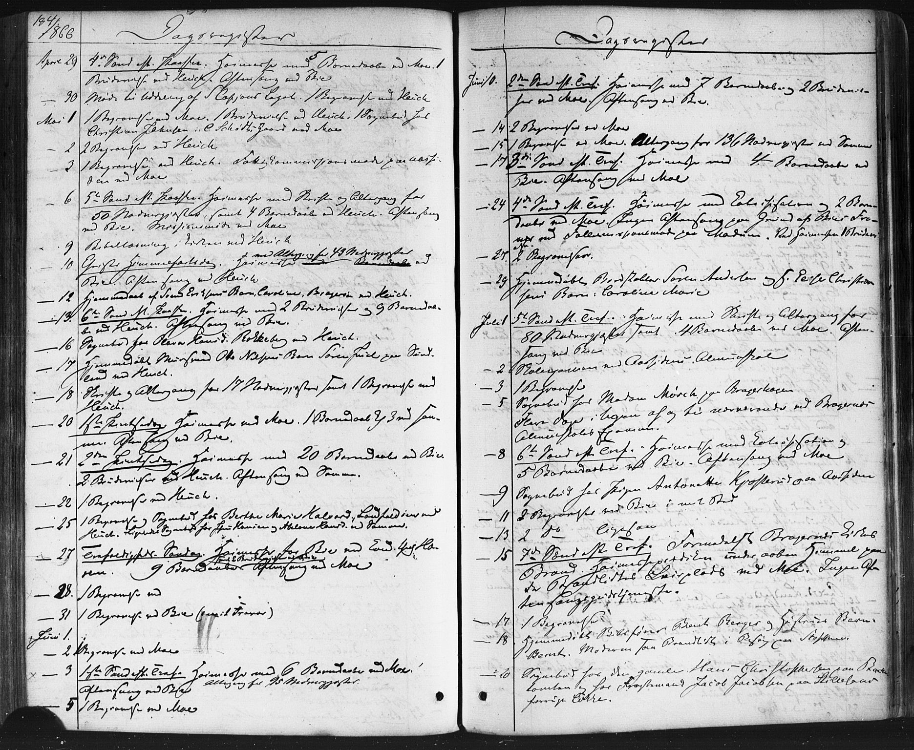 Bragernes kirkebøker, AV/SAKO-A-6/F/Fc/L0003: Ministerialbok nr. III 3, 1865-1874, s. 184