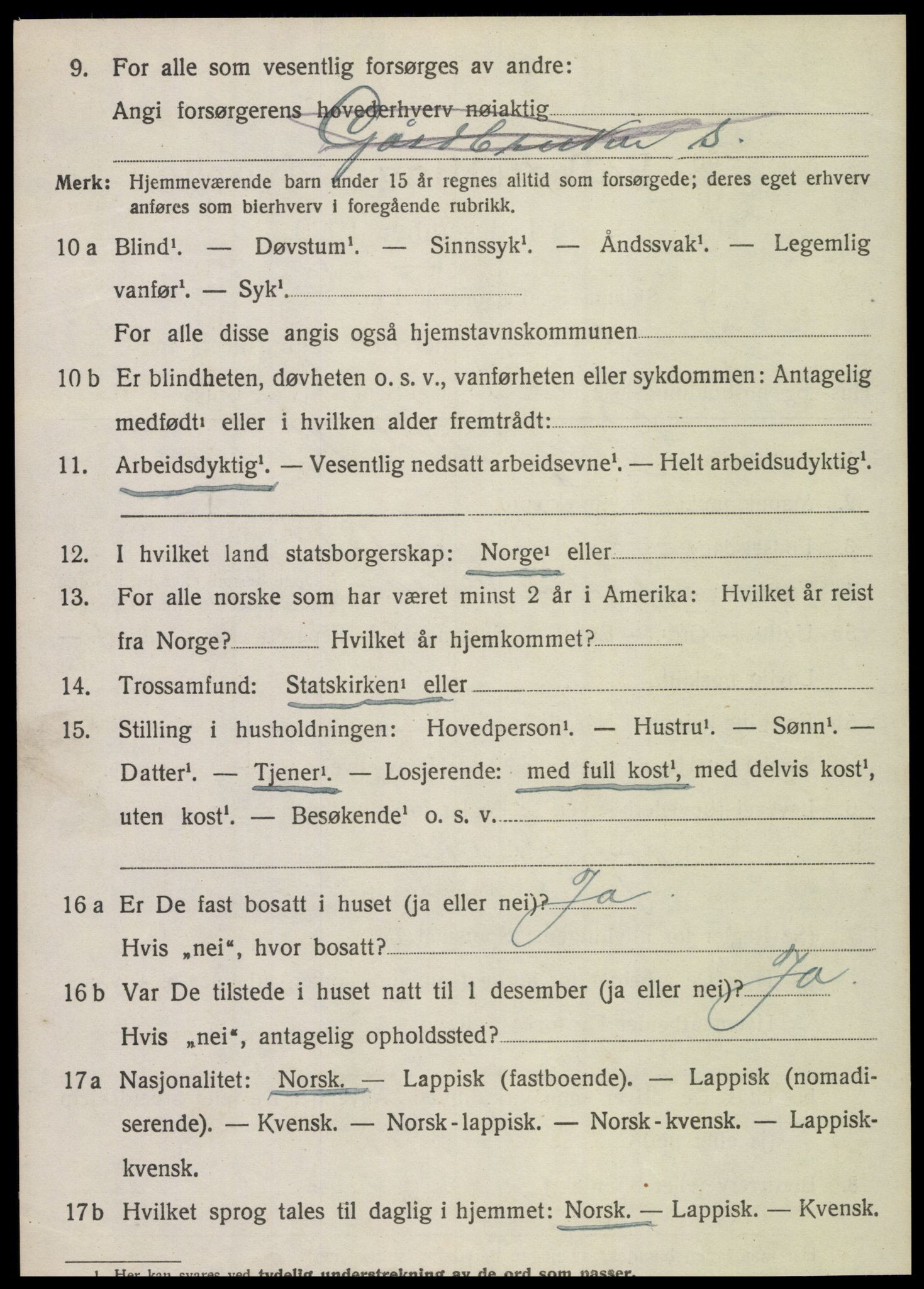 SAT, Folketelling 1920 for 1731 Sparbu herred, 1920, s. 1956