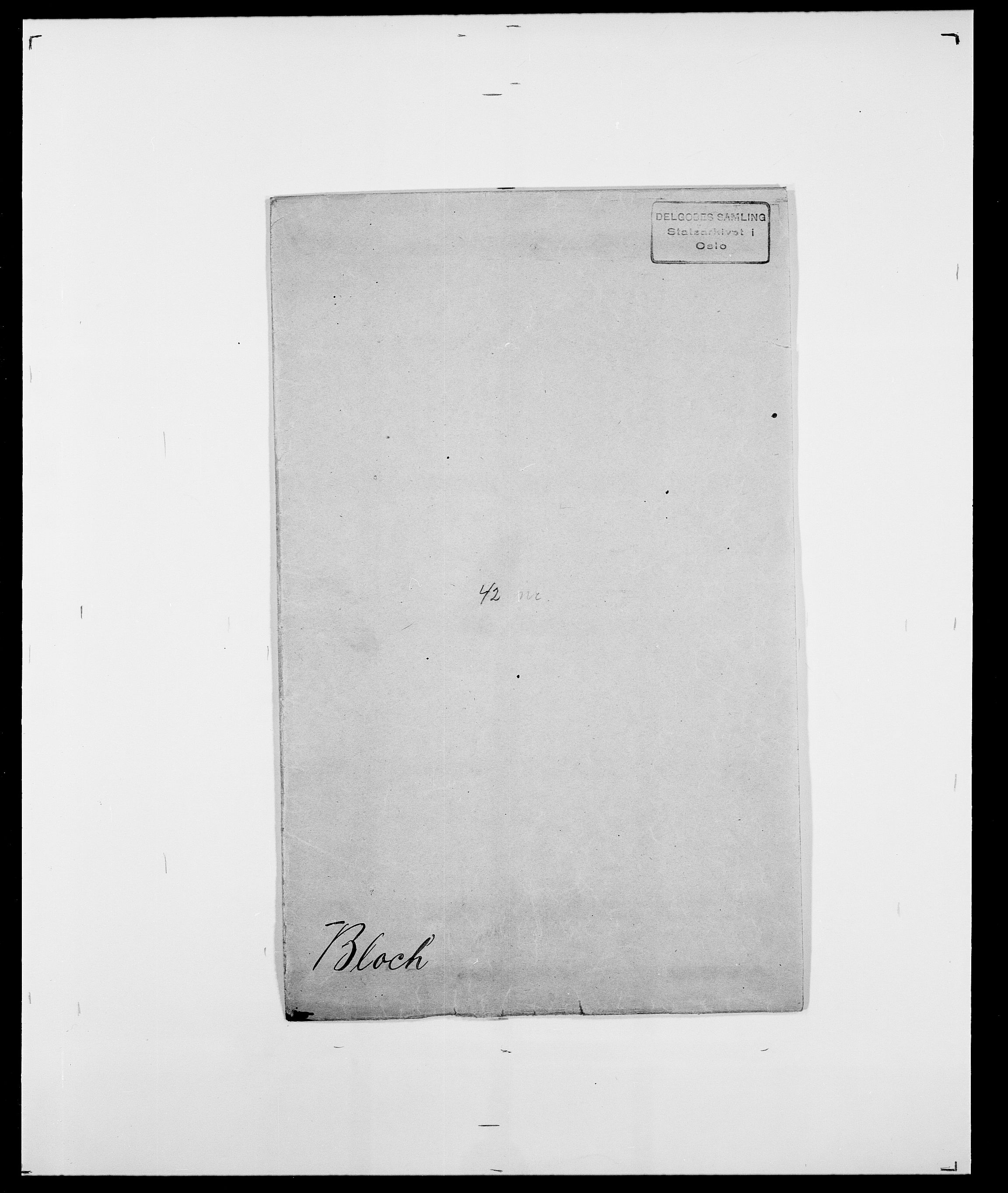 Delgobe, Charles Antoine - samling, AV/SAO-PAO-0038/D/Da/L0004: Bergendahl - Blære, s. 649