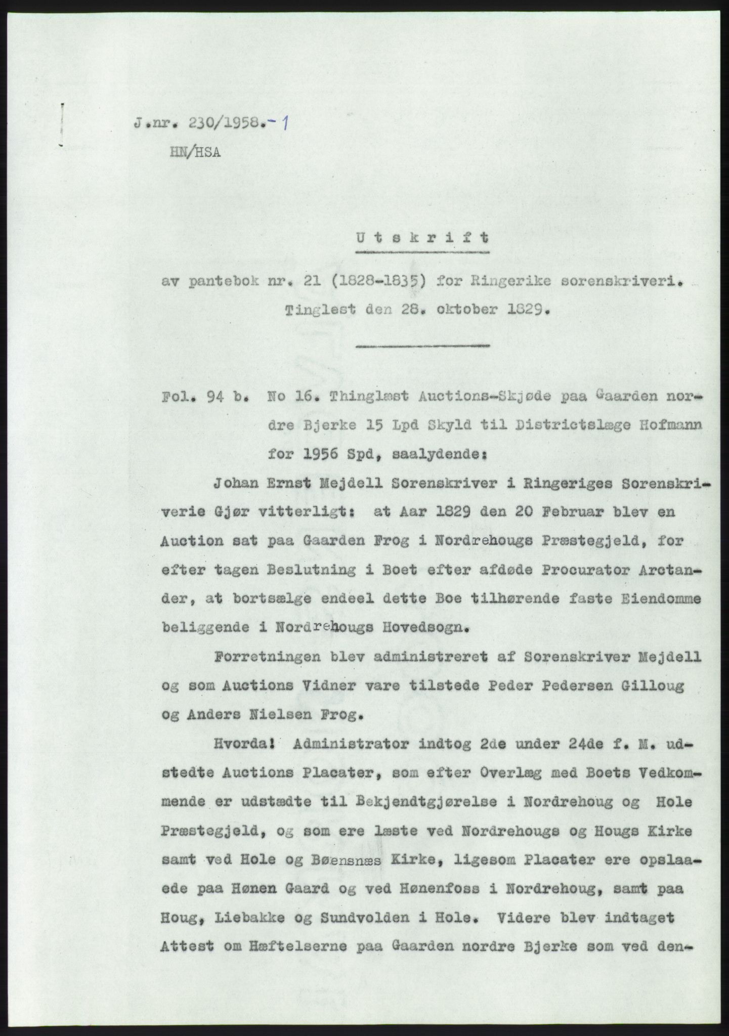 Statsarkivet i Kongsberg, SAKO/A-0001, 1958, s. 50