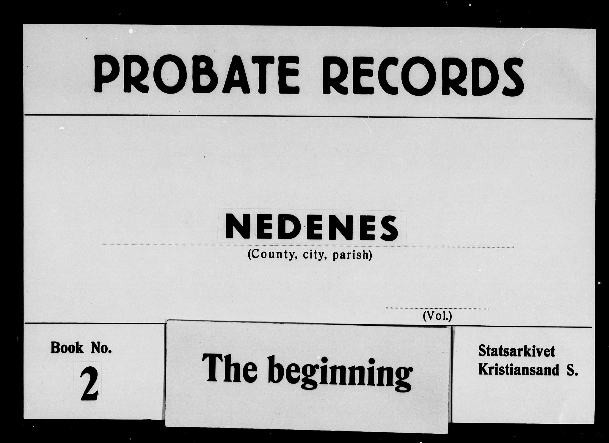 Nedenes sorenskriveri før 1824, AV/SAK-1221-0007/H/Hc/L0002: Skifteprotokoll med register nr 2, 1698-1701