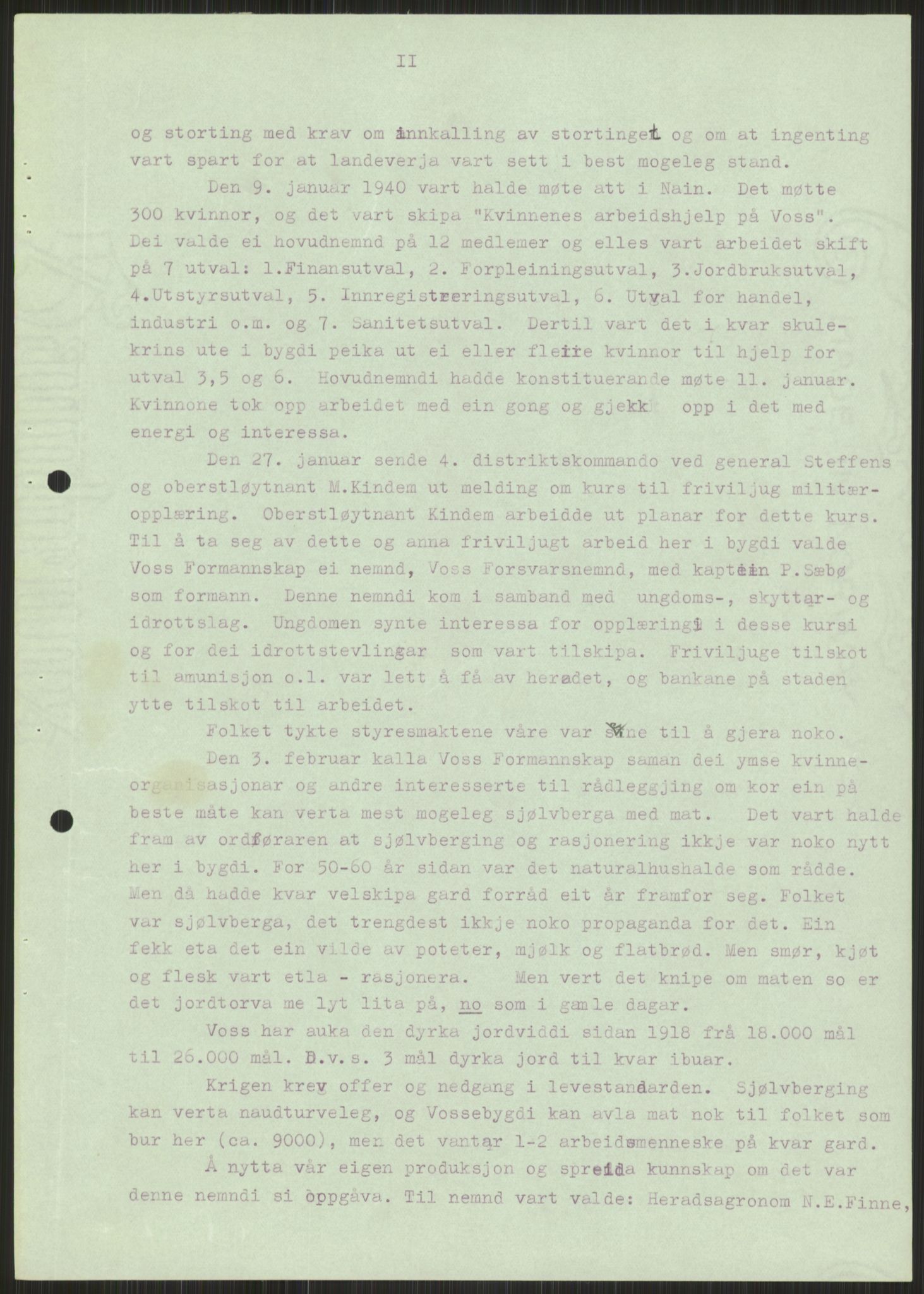 Forsvaret, Forsvarets krigshistoriske avdeling, RA/RAFA-2017/Y/Ya/L0015: II-C-11-31 - Fylkesmenn.  Rapporter om krigsbegivenhetene 1940., 1940, s. 440