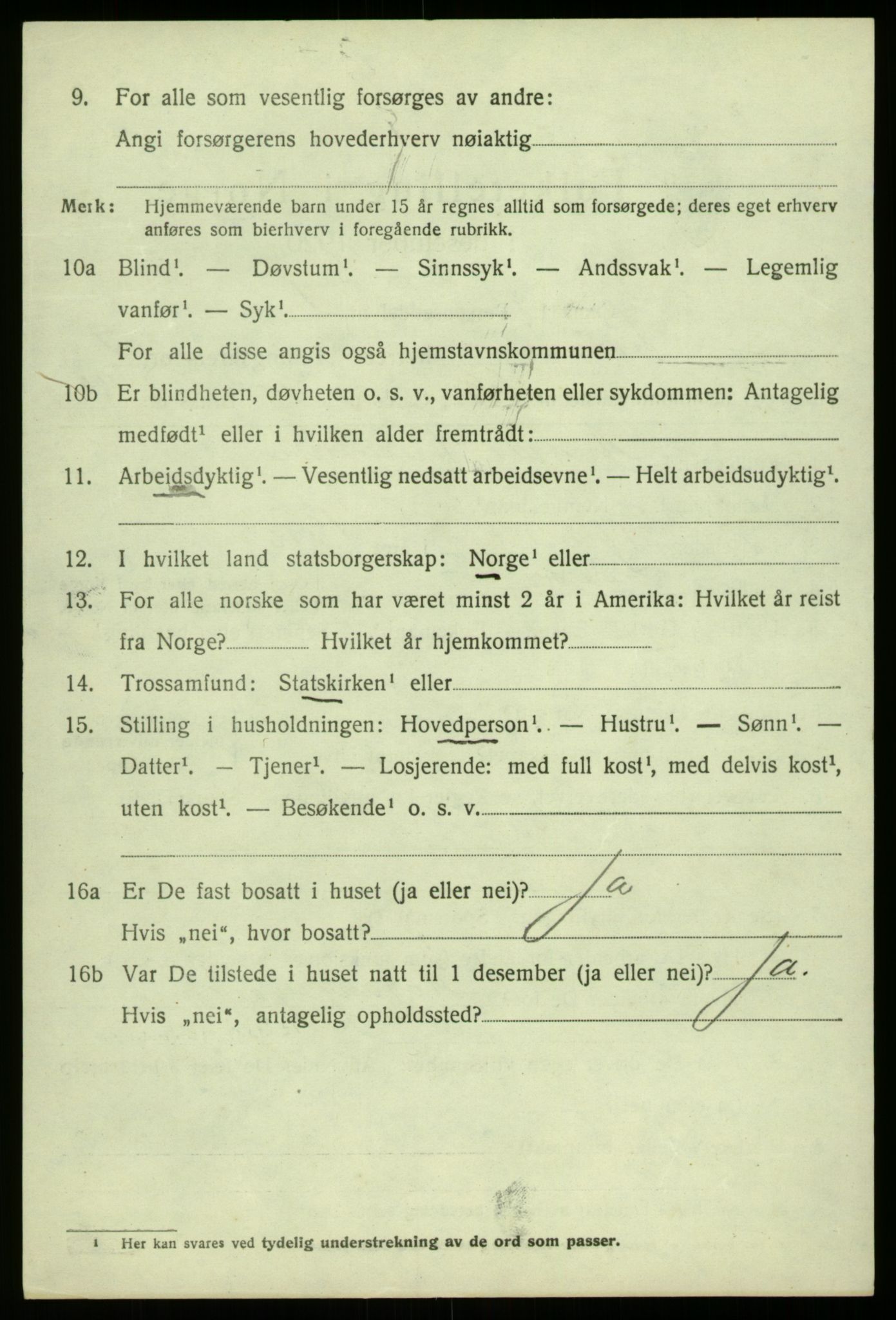SAB, Folketelling 1920 for 1422 Lærdal herred, 1920, s. 3813