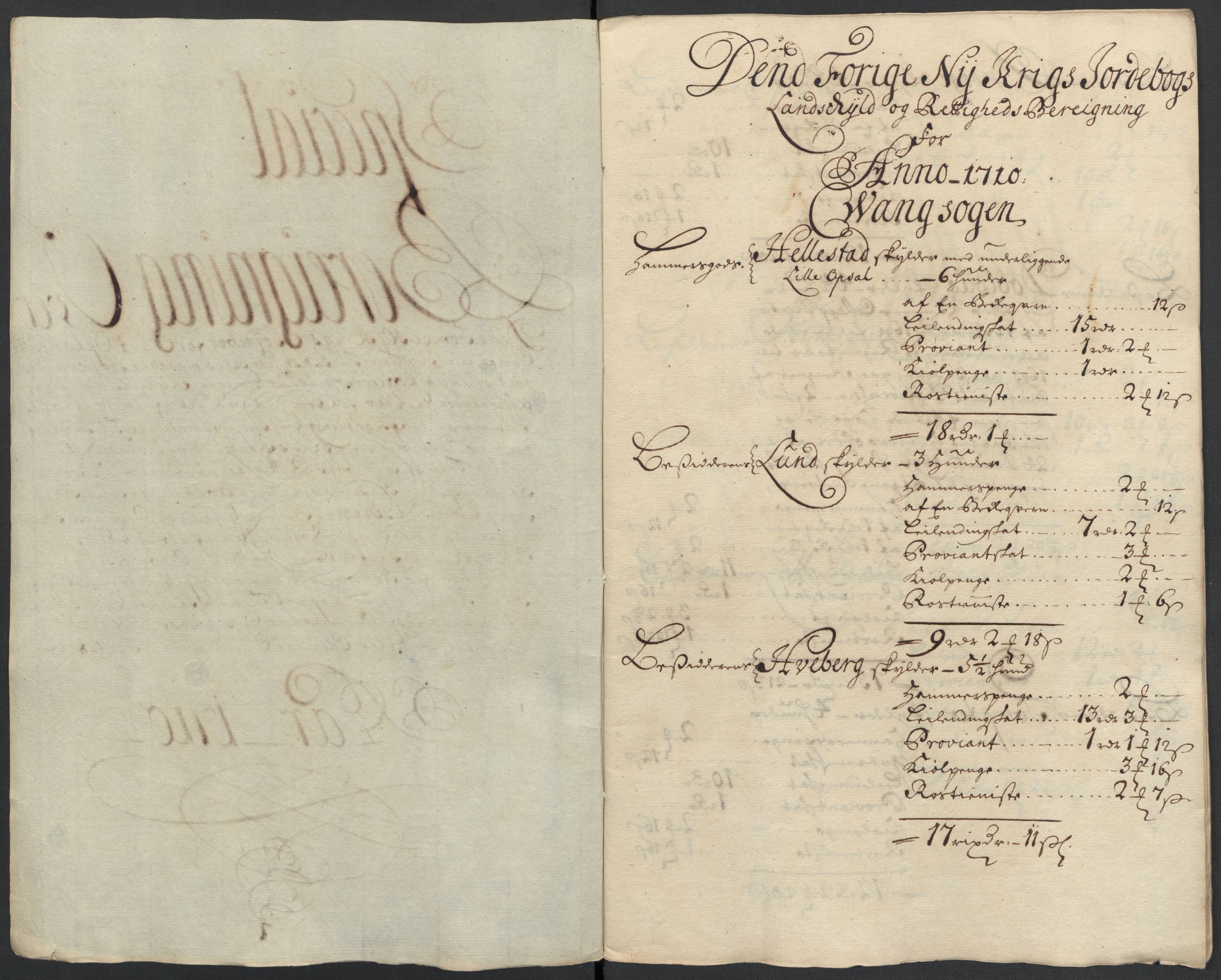 Rentekammeret inntil 1814, Reviderte regnskaper, Fogderegnskap, RA/EA-4092/R16/L1046: Fogderegnskap Hedmark, 1710, s. 213