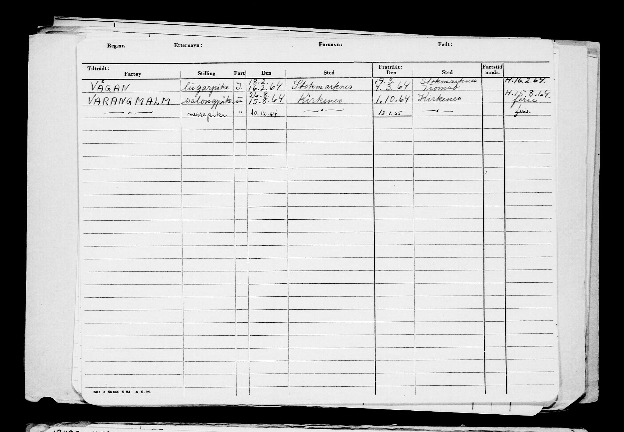 Direktoratet for sjømenn, AV/RA-S-3545/G/Gb/L0212: Hovedkort, 1922, s. 365