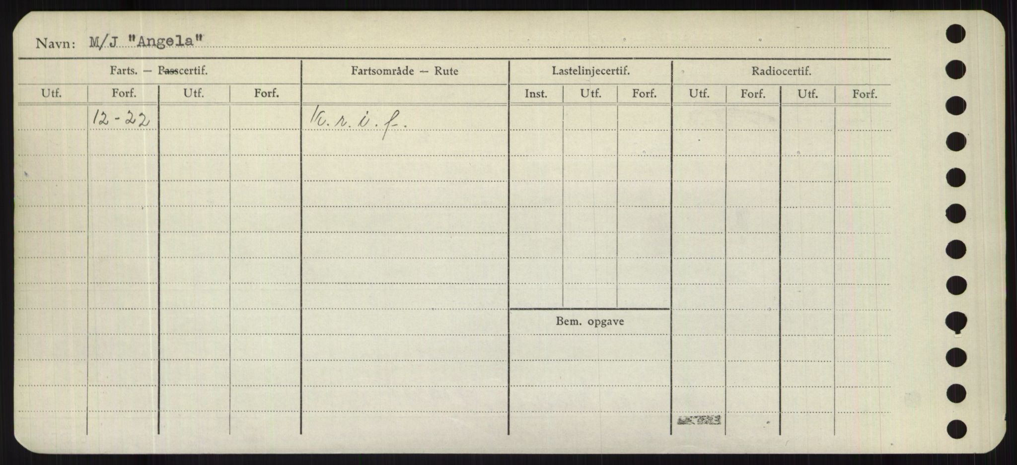 Sjøfartsdirektoratet med forløpere, Skipsmålingen, RA/S-1627/H/Hd/L0001: Fartøy, A-Anv, s. 612