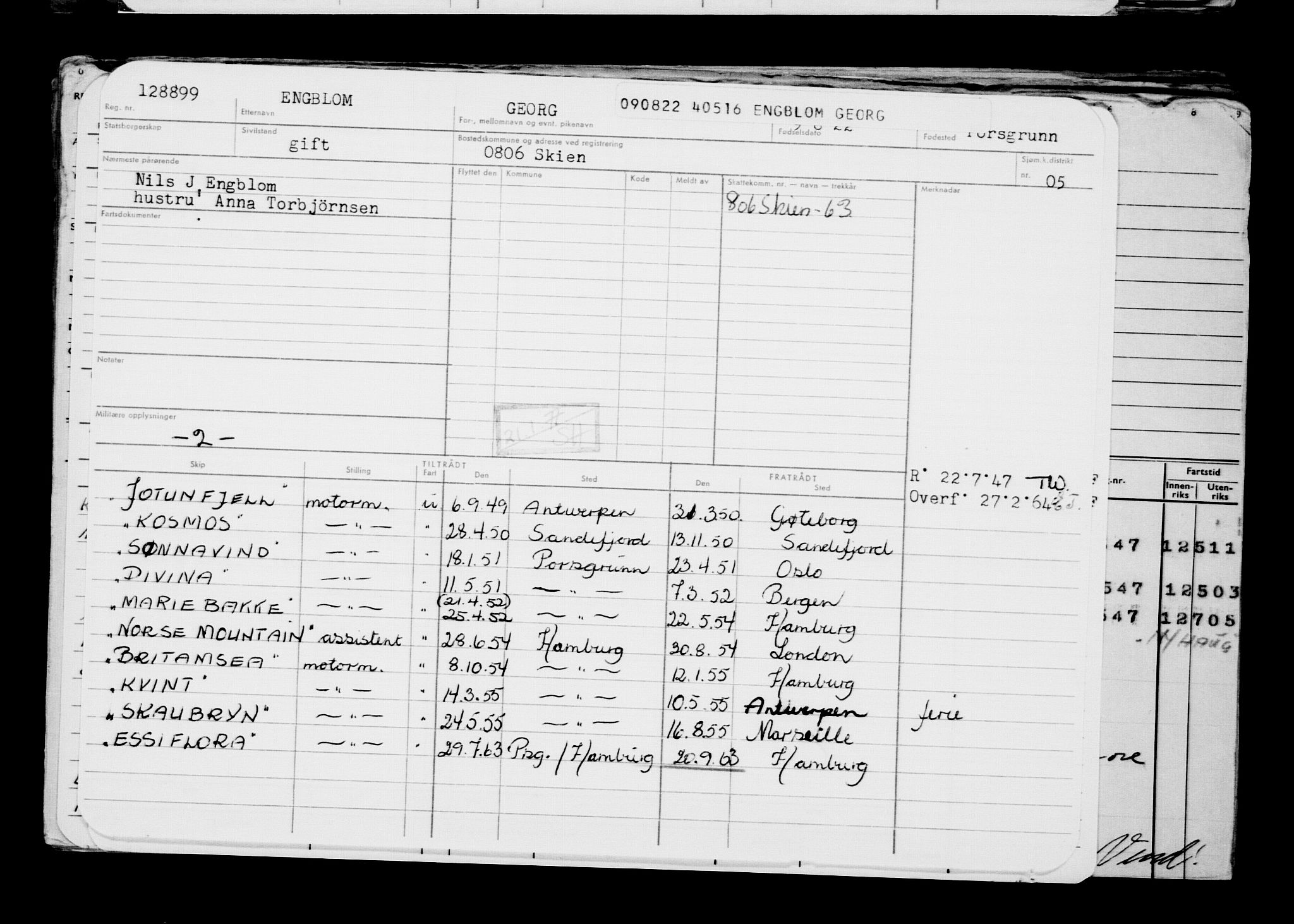 Direktoratet for sjømenn, AV/RA-S-3545/G/Gb/L0209: Hovedkort, 1922, s. 471