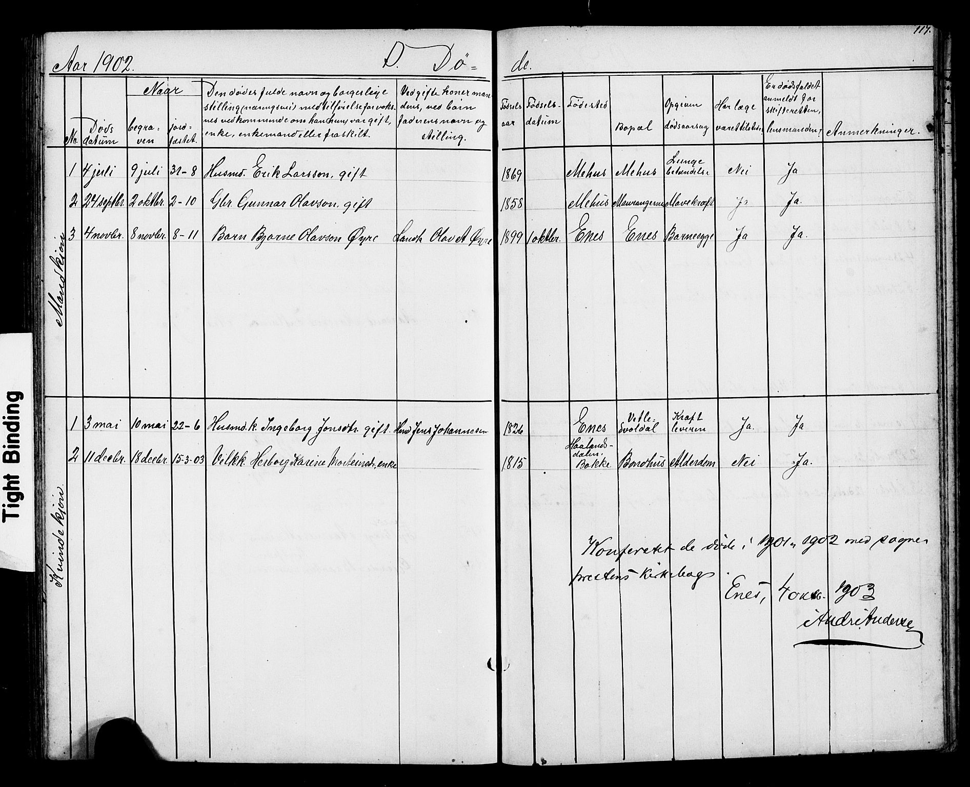 Kvinnherad sokneprestembete, AV/SAB-A-76401/H/Hab: Klokkerbok nr. D 1, 1856-1905, s. 117