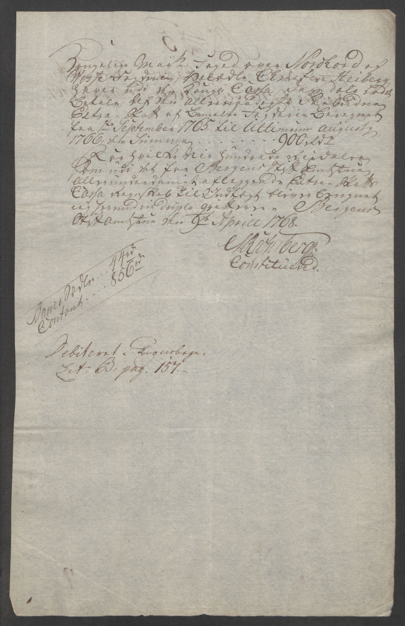 Rentekammeret inntil 1814, Reviderte regnskaper, Fogderegnskap, RA/EA-4092/R51/L3303: Ekstraskatten Nordhordland og Voss, 1762-1772, s. 161