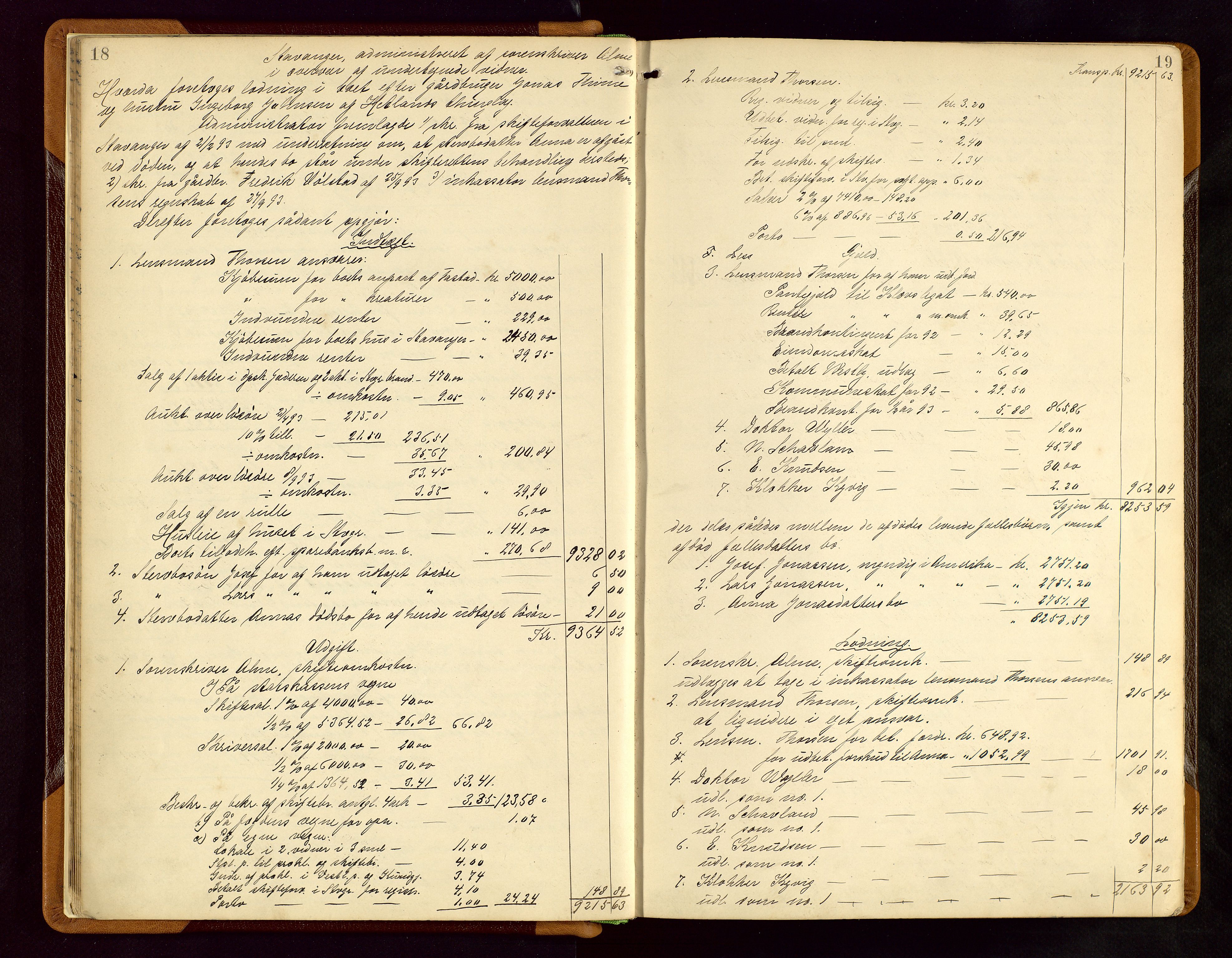 Jæren sorenskriveri, AV/SAST-A-100310/01/5/50/50BB/L0005: SKIFTEUTLODNINGSPROTOKOLL, 1893-1900, s. 18-19