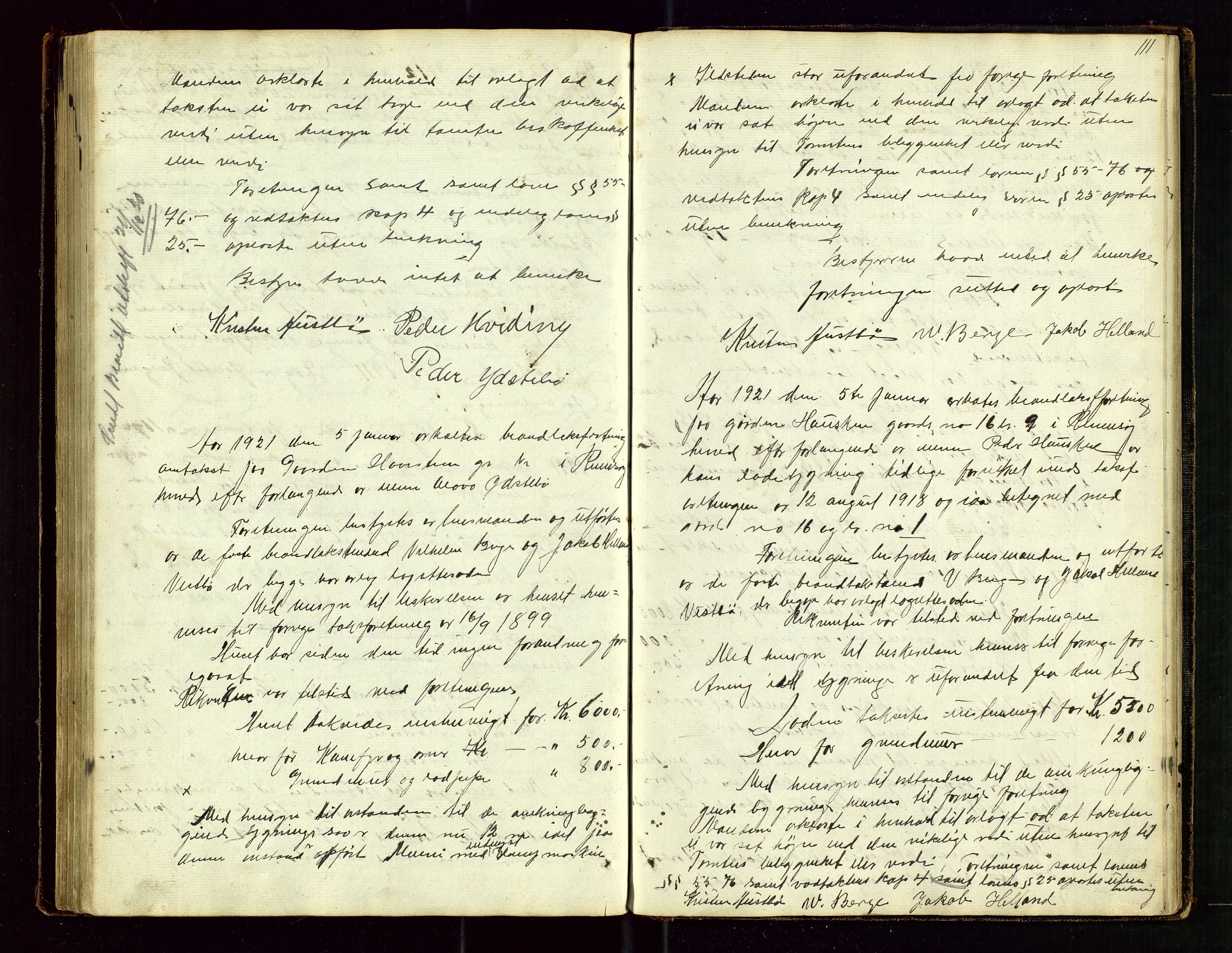 Rennesøy lensmannskontor, SAST/A-100165/Goa/L0001: "Brandtaxations-Protocol for Rennesøe Thinglag", 1846-1923, s. 110b-111a