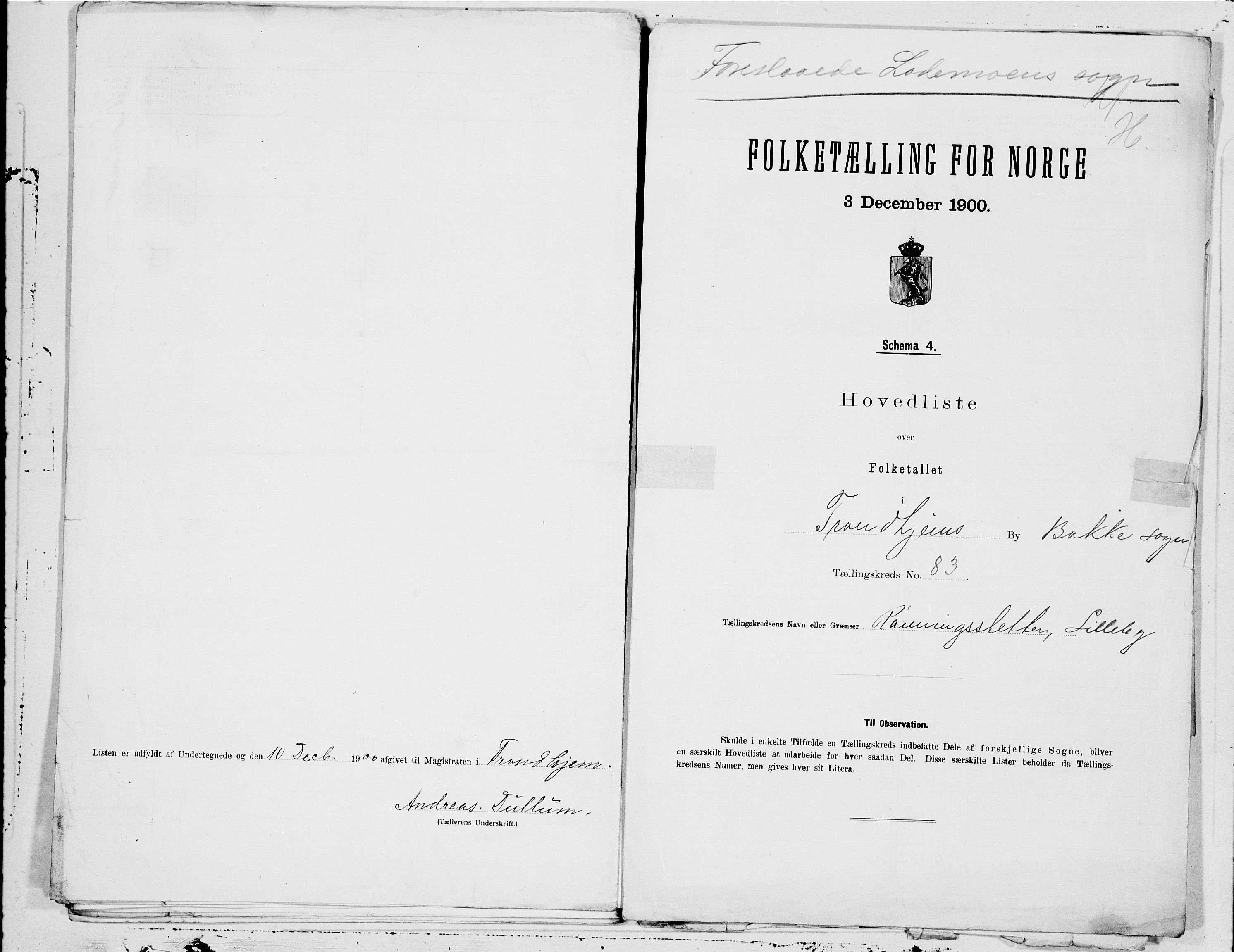 SAT, Folketelling 1900 for 1601 Trondheim kjøpstad, 1900, s. 165