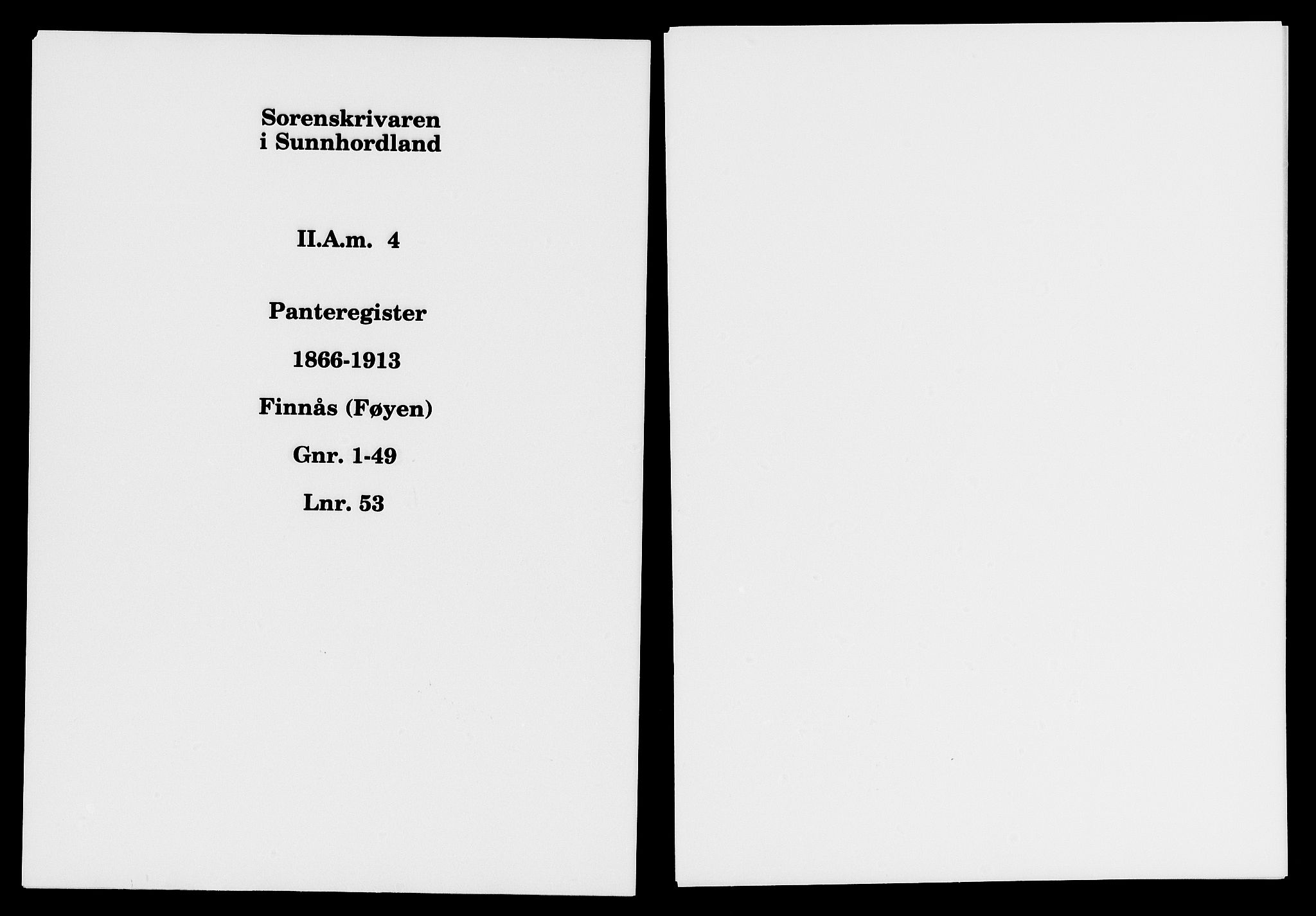 Sunnhordland sorenskrivar, SAB/A-2401/1/G/Ga/Gam/L0004: Panteregister nr. II.A.m.4, 1866-1913