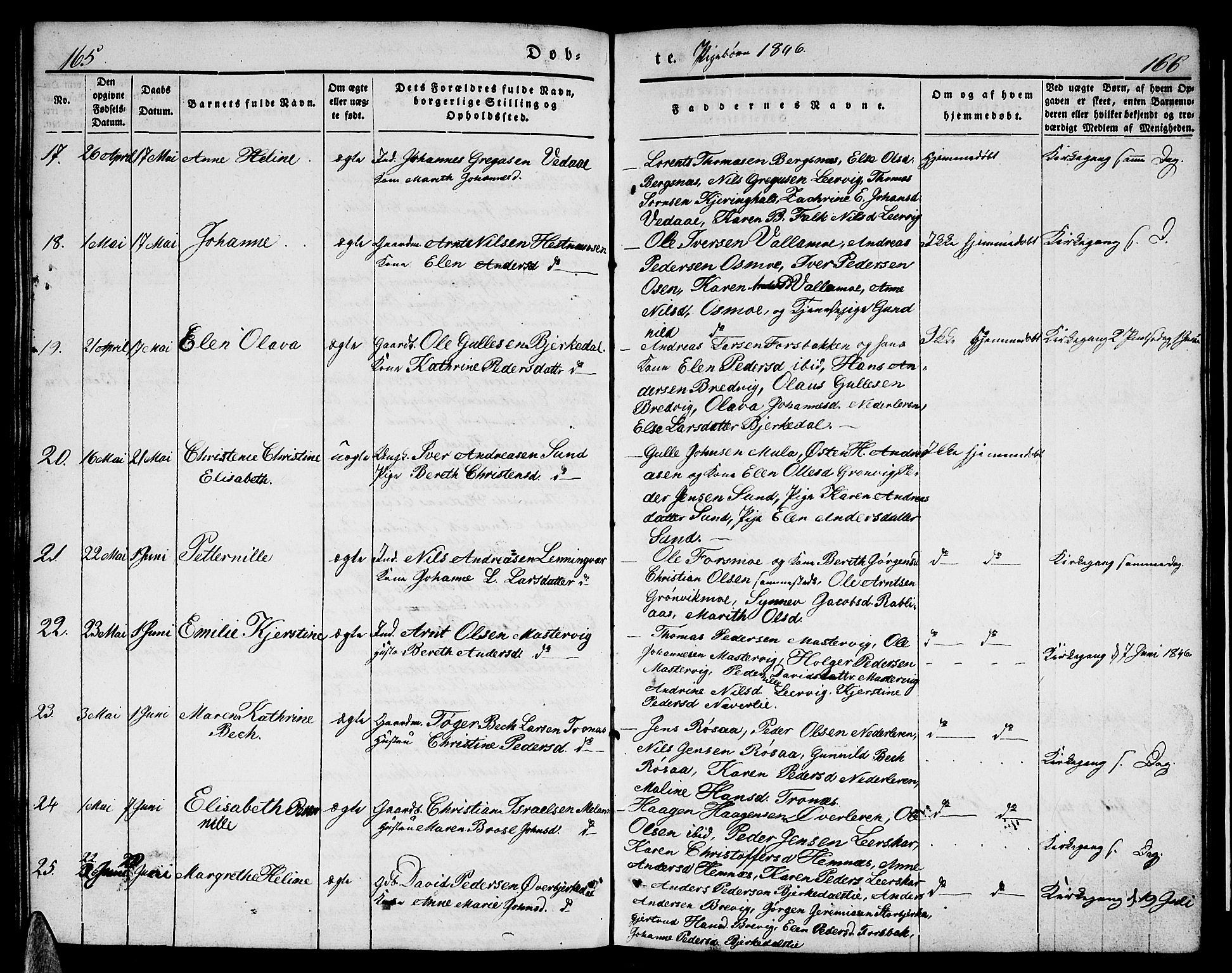 Ministerialprotokoller, klokkerbøker og fødselsregistre - Nordland, AV/SAT-A-1459/825/L0364: Klokkerbok nr. 825C01, 1841-1863, s. 165-166