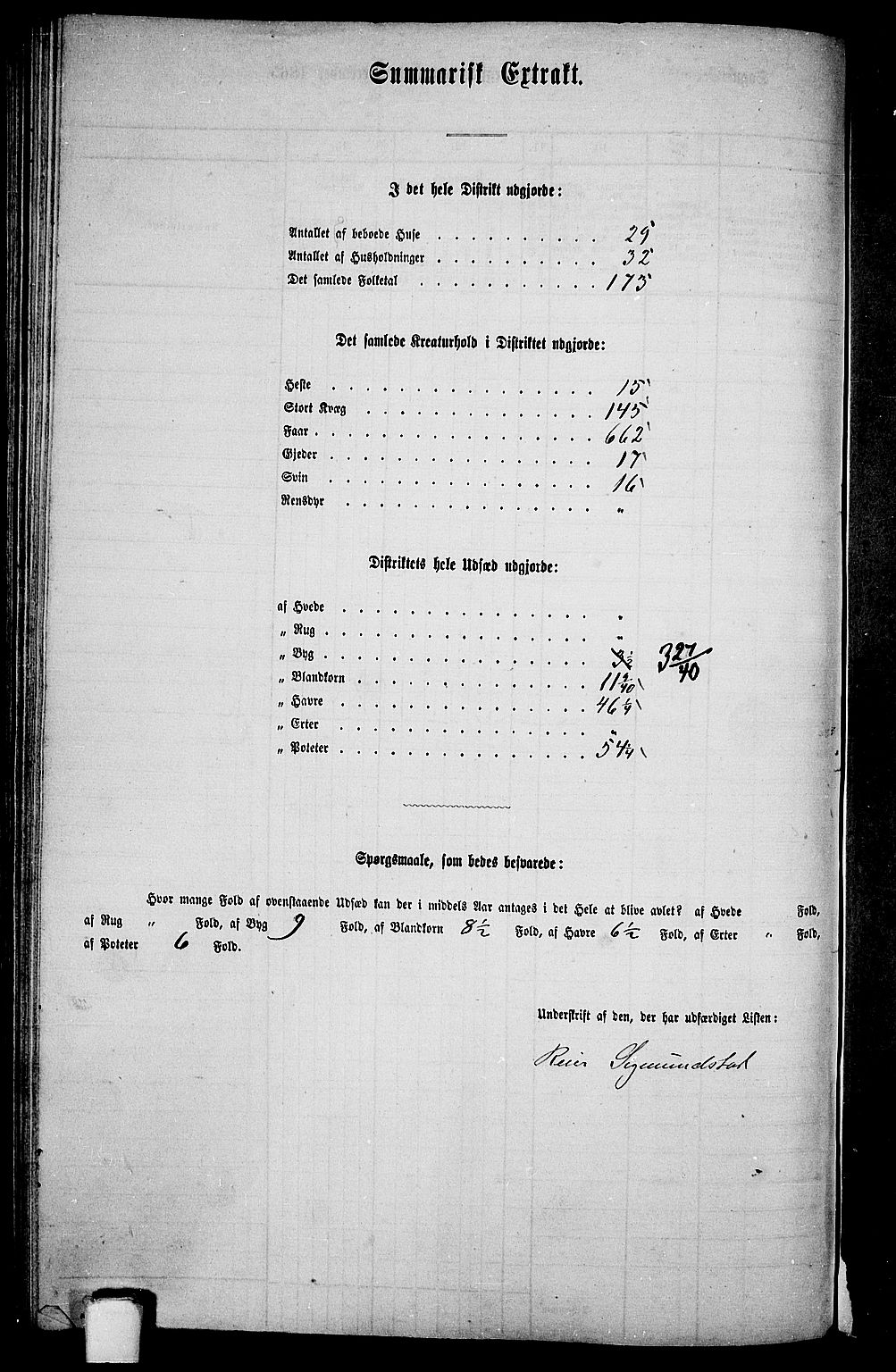 RA, Folketelling 1865 for 1133P Hjelmeland prestegjeld, 1865, s. 139