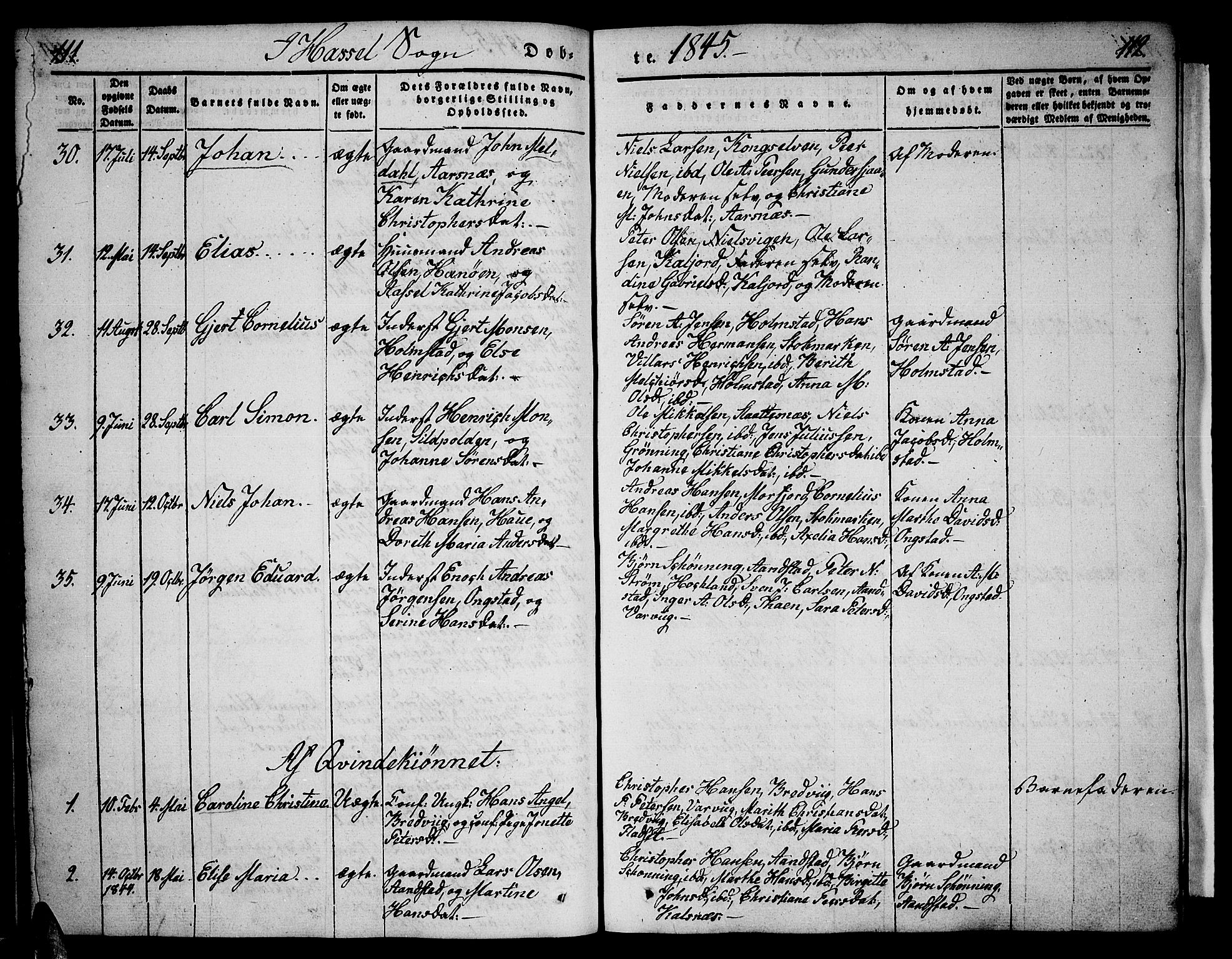 Ministerialprotokoller, klokkerbøker og fødselsregistre - Nordland, AV/SAT-A-1459/888/L1239: Ministerialbok nr. 888A06 /1, 1837-1849, s. 111-112