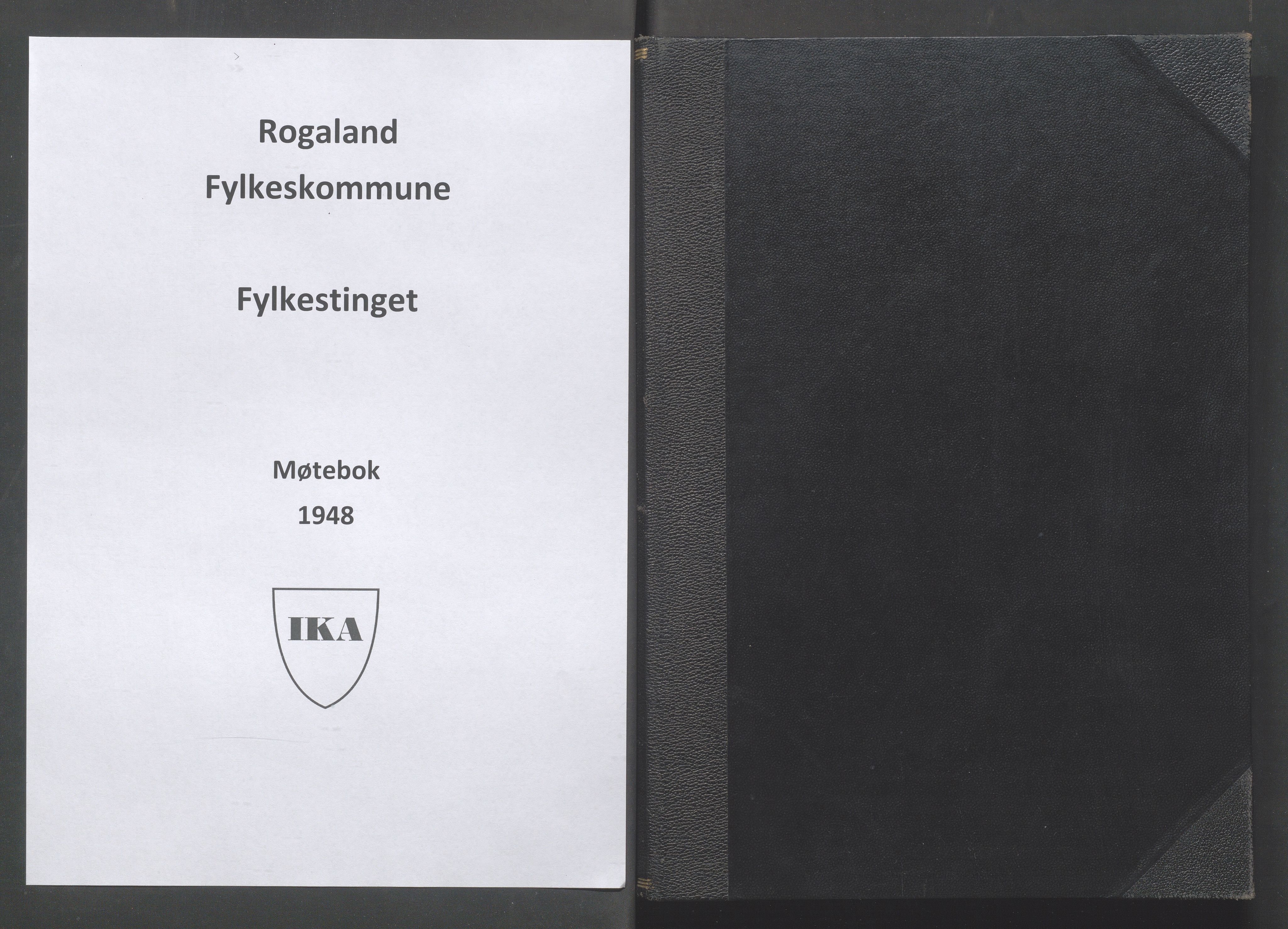 Rogaland fylkeskommune - Fylkesrådmannen , IKAR/A-900/A/Aa/Aaa/L0067: Møtebok , 1948