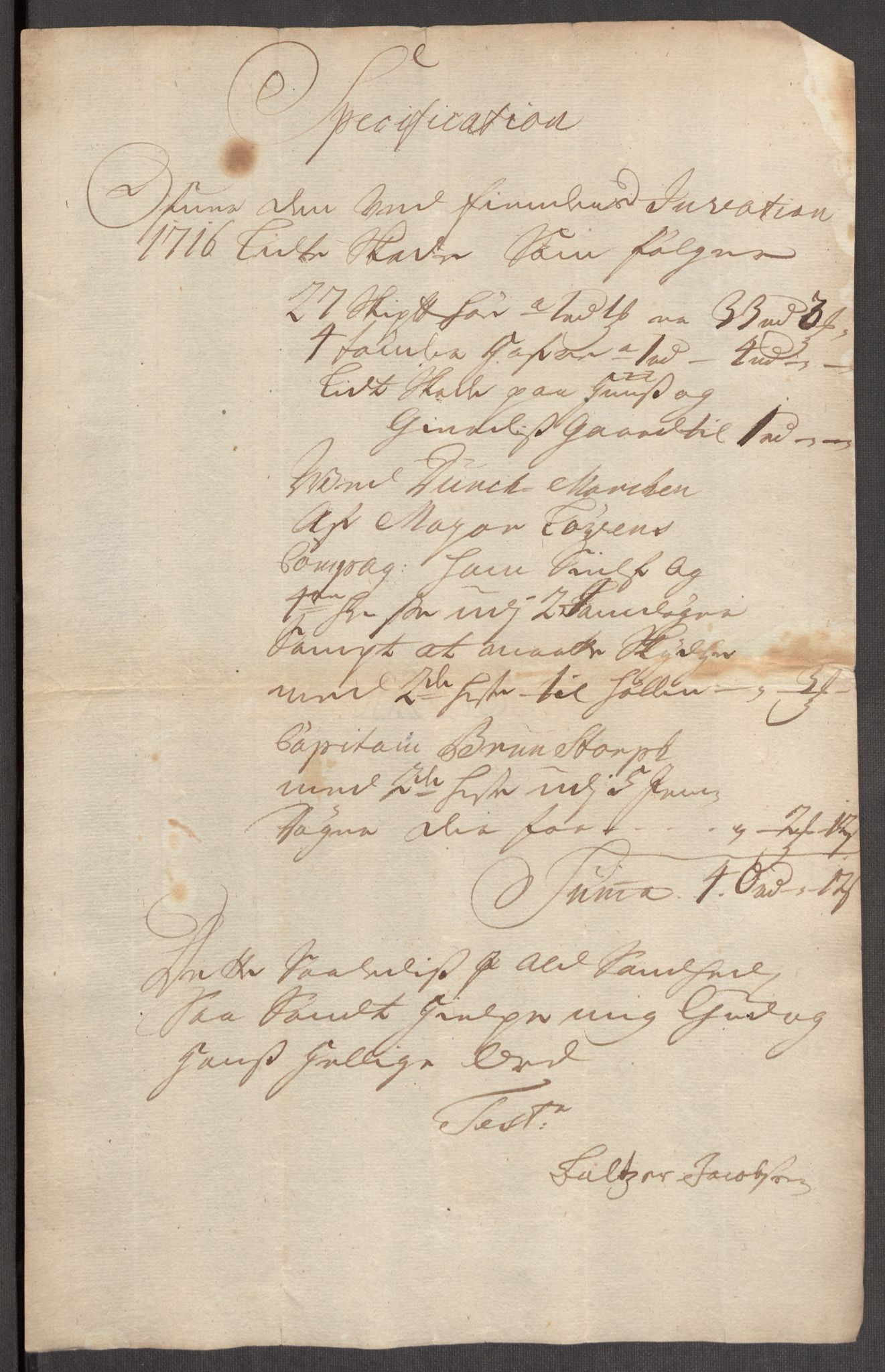 Danske Kanselli, Skapsaker, AV/RA-EA-4061/F/L0093: Skap 16, pakke 3-5, 1716-1722