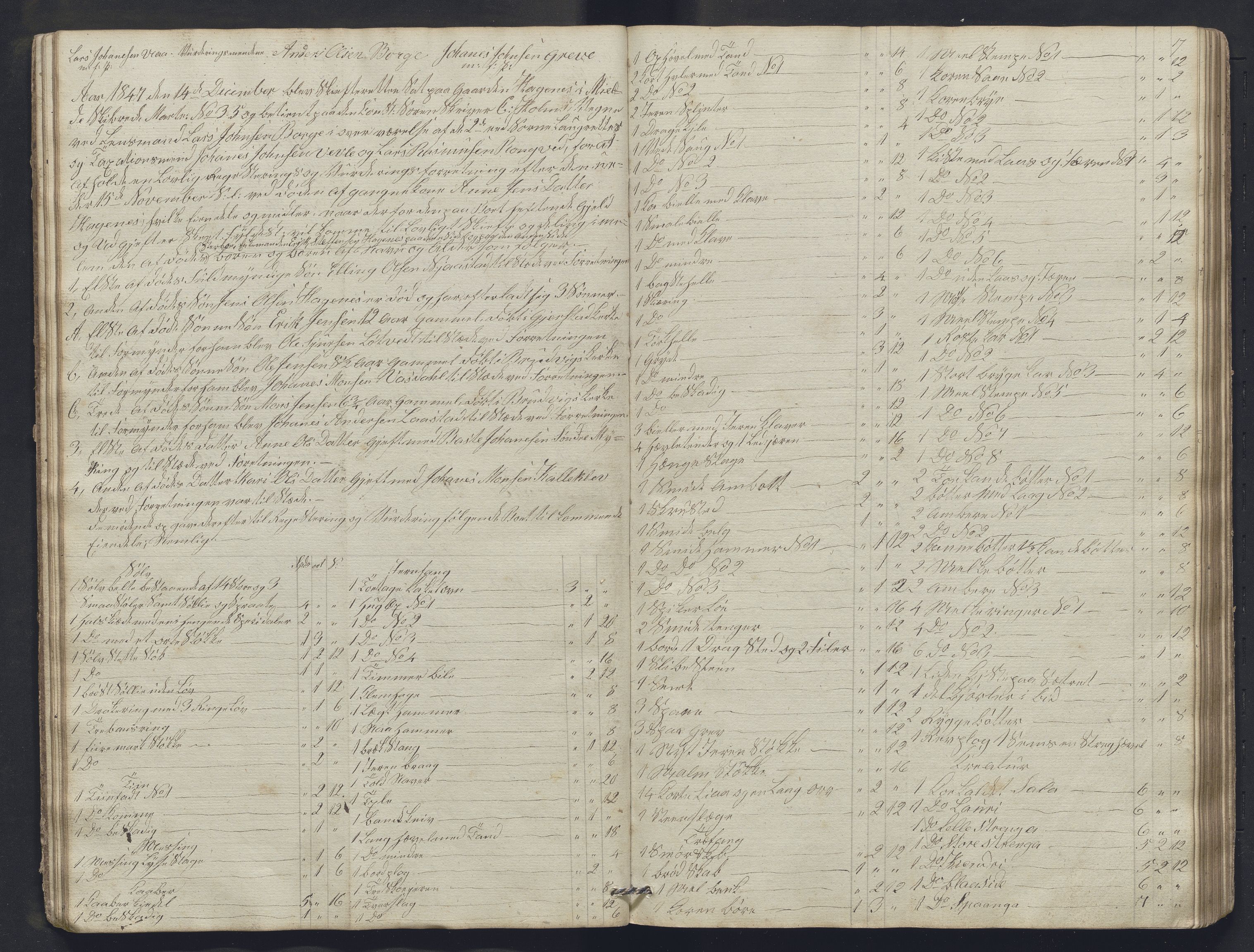 Nordhordland sorenskrivar, SAB/A-2901/1/H/Hb/L0022: Registreringsprotokollar, 1846-1851, s. 17