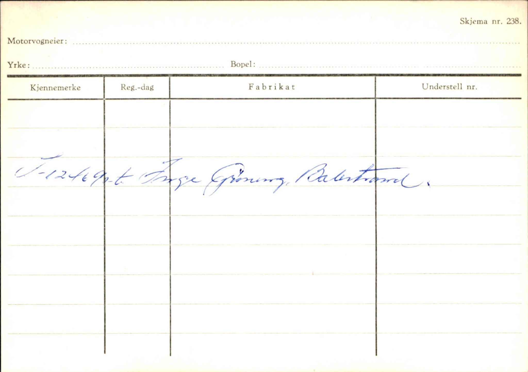 Statens vegvesen, Sogn og Fjordane vegkontor, SAB/A-5301/4/F/L0132: Eigarregister Askvoll A-Å. Balestrand A-Å, 1945-1975, s. 2462