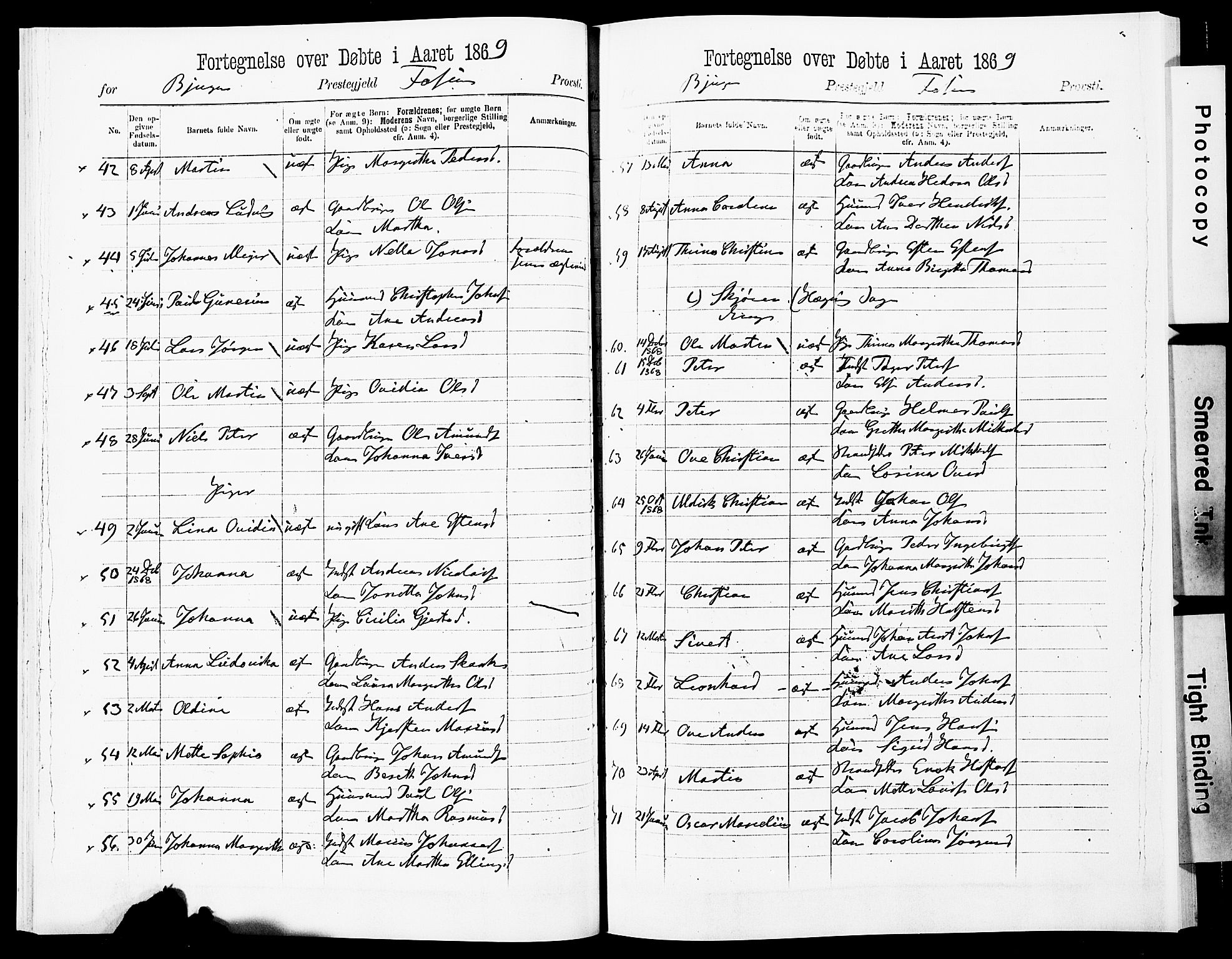 Ministerialprotokoller, klokkerbøker og fødselsregistre - Sør-Trøndelag, AV/SAT-A-1456/651/L0642: Ministerialbok nr. 651A01, 1866-1872