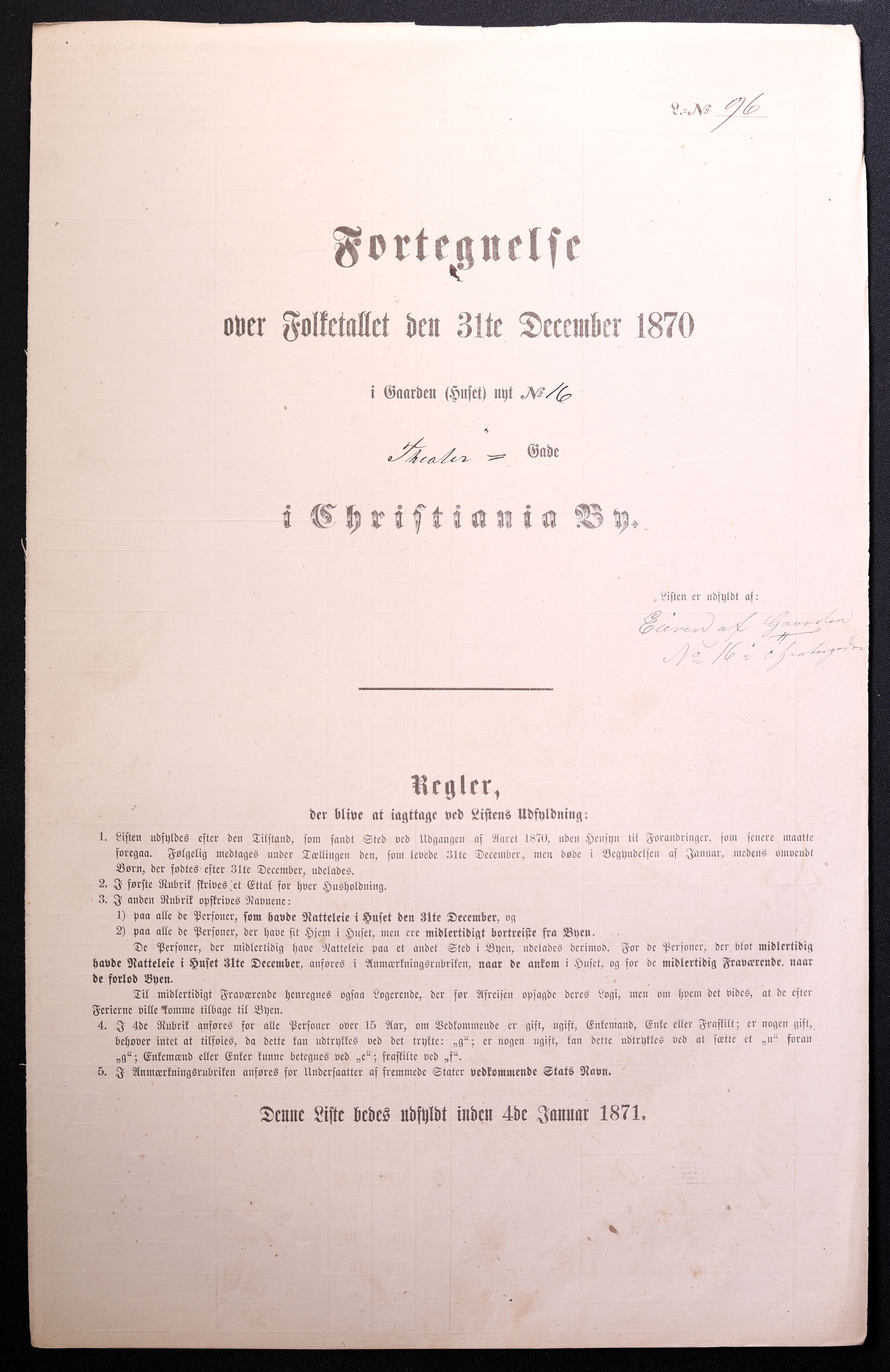 RA, Folketelling 1870 for 0301 Kristiania kjøpstad, 1870, s. 4193