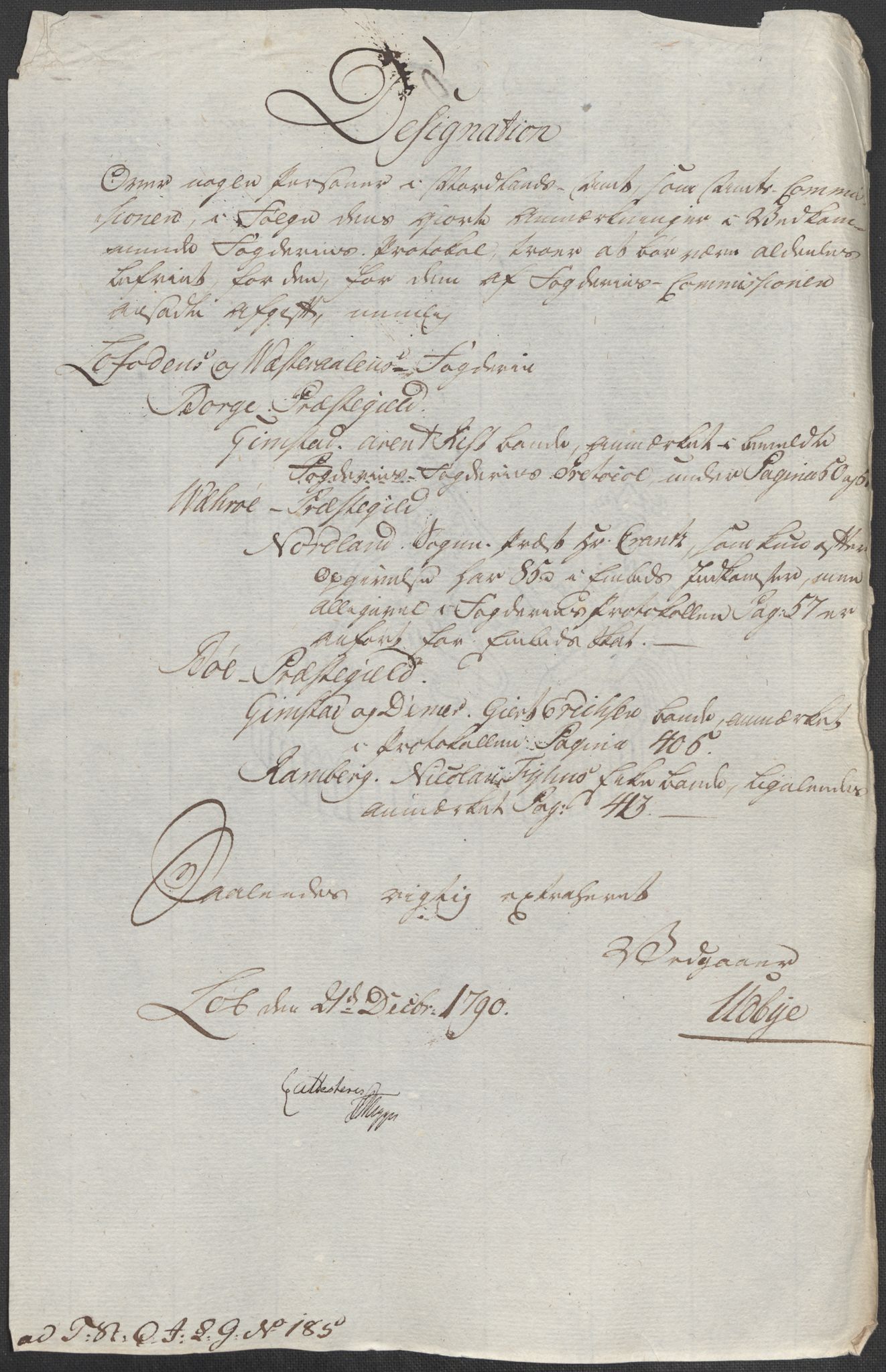 Rentekammeret inntil 1814, Reviderte regnskaper, Mindre regnskaper, AV/RA-EA-4068/Rf/Rfe/L0014: Helgeland fogderi, 1789, s. 197