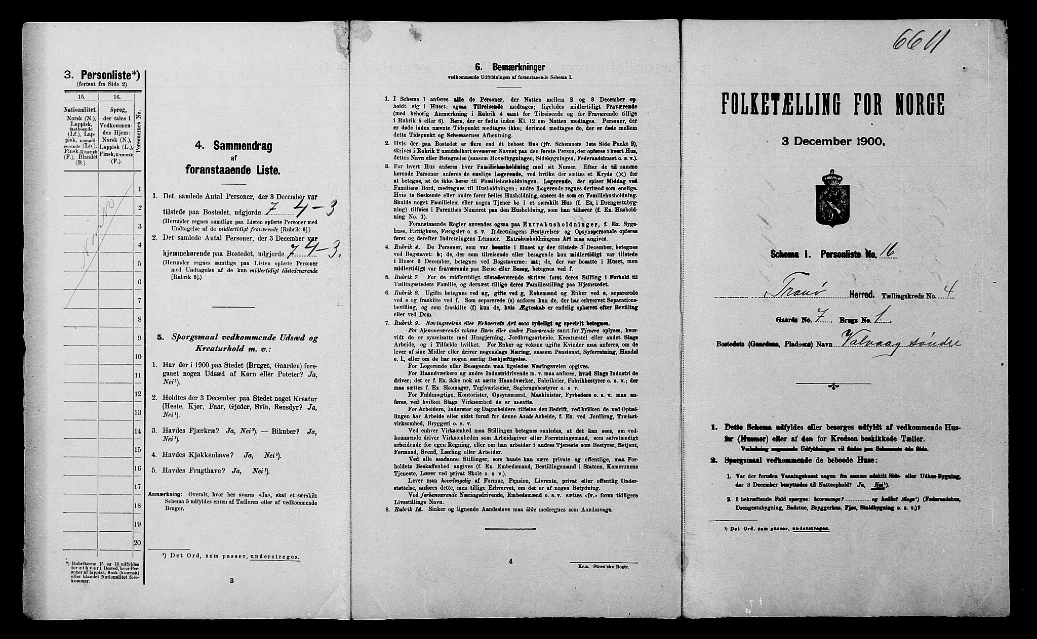 SATØ, Folketelling 1900 for 1927 Tranøy herred, 1900, s. 158