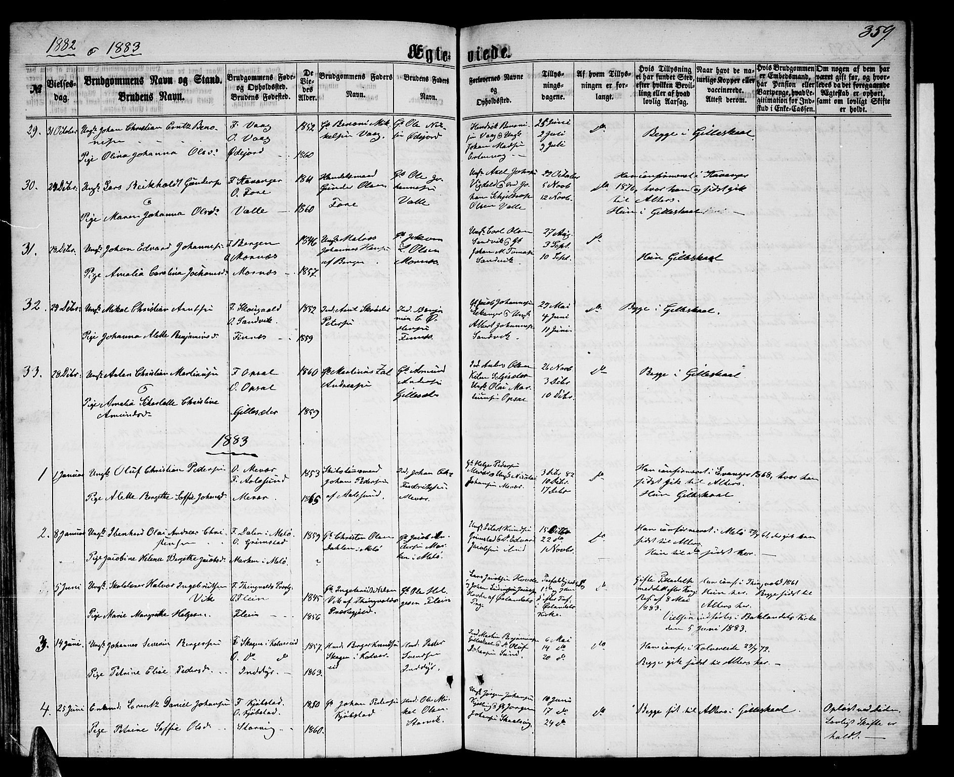 Ministerialprotokoller, klokkerbøker og fødselsregistre - Nordland, AV/SAT-A-1459/805/L0107: Klokkerbok nr. 805C03, 1862-1885, s. 359