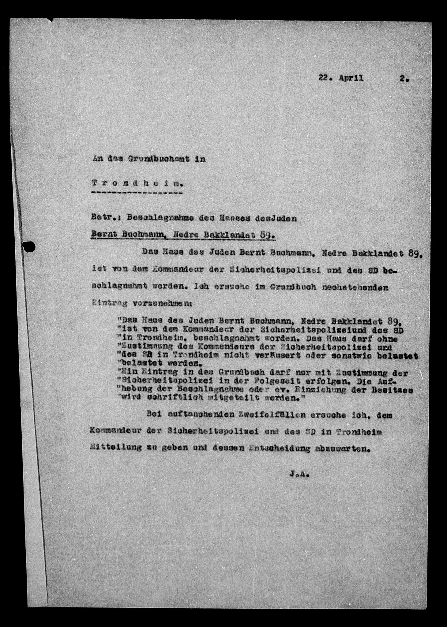 Justisdepartementet, Tilbakeføringskontoret for inndratte formuer, AV/RA-S-1564/H/Hc/Hca/L0894: --, 1945-1947, s. 31