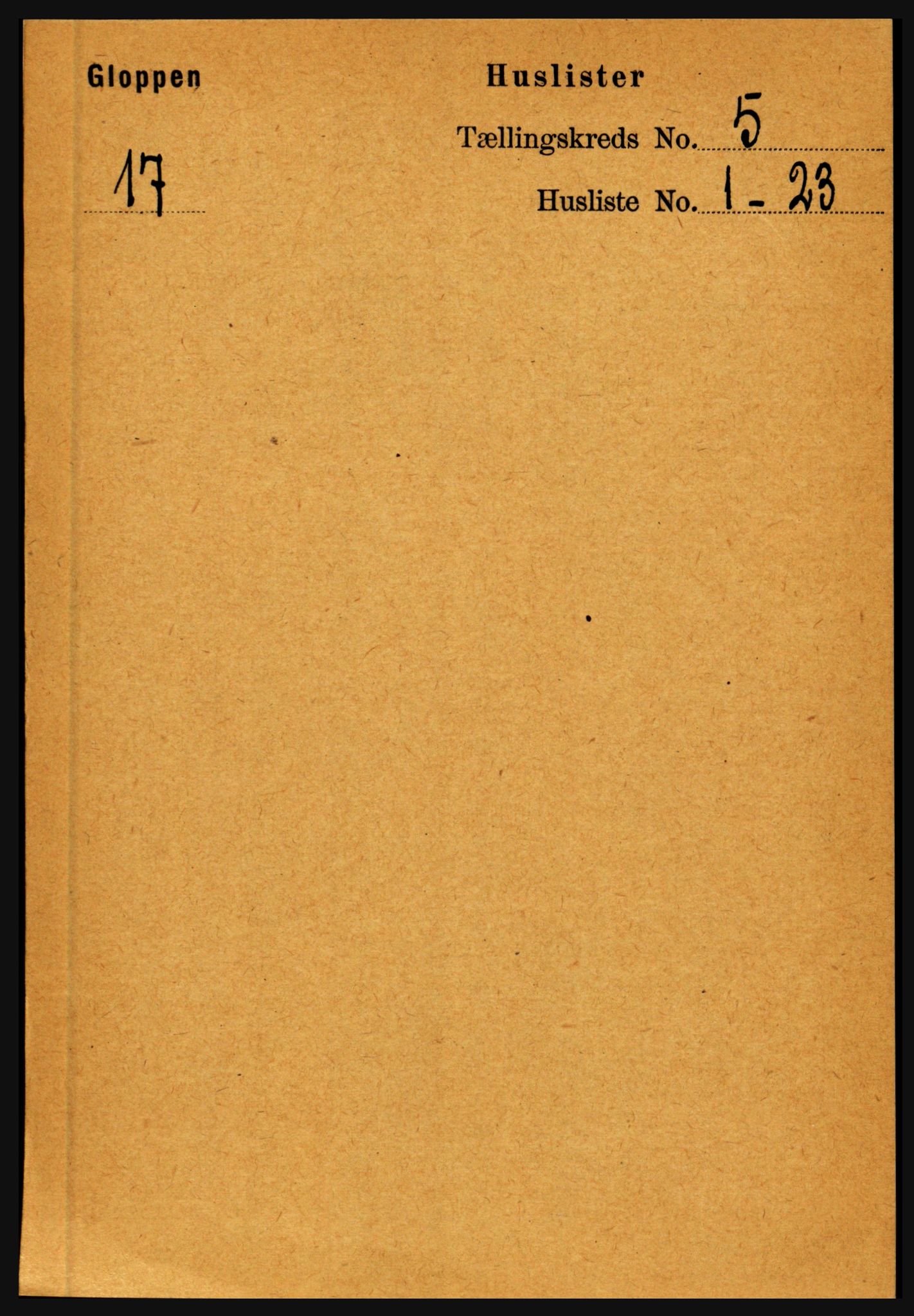 RA, Folketelling 1891 for 1445 Gloppen herred, 1891, s. 2034