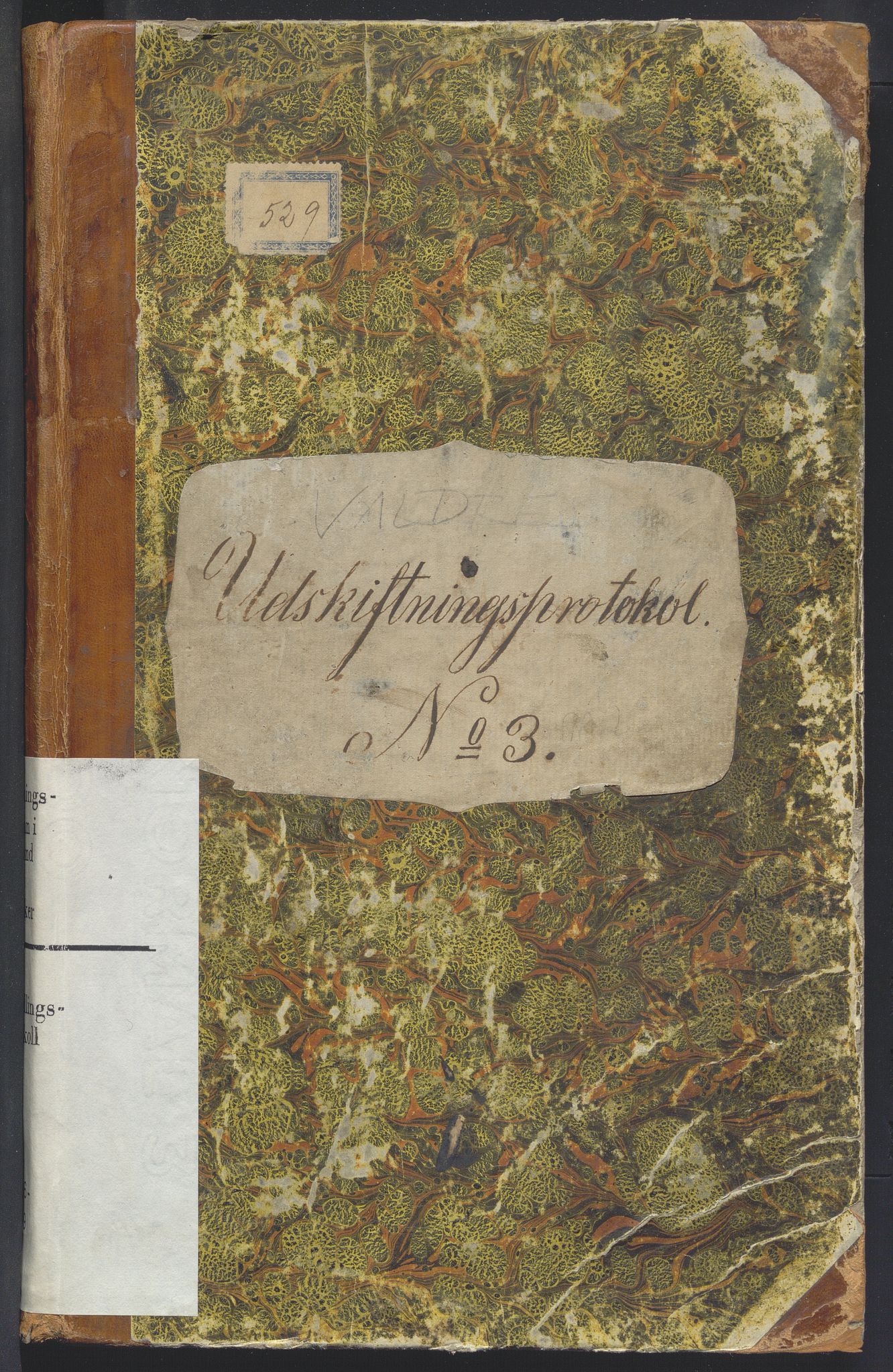 Utskiftningsformannen i Oppland fylke, AV/SAH-JORDSKIFTEO-001/H/Ha/Hag/L0002/0001: Forhandlingsprotokoller / Forhandlingsprotokoll - Valdres, 1866-1869