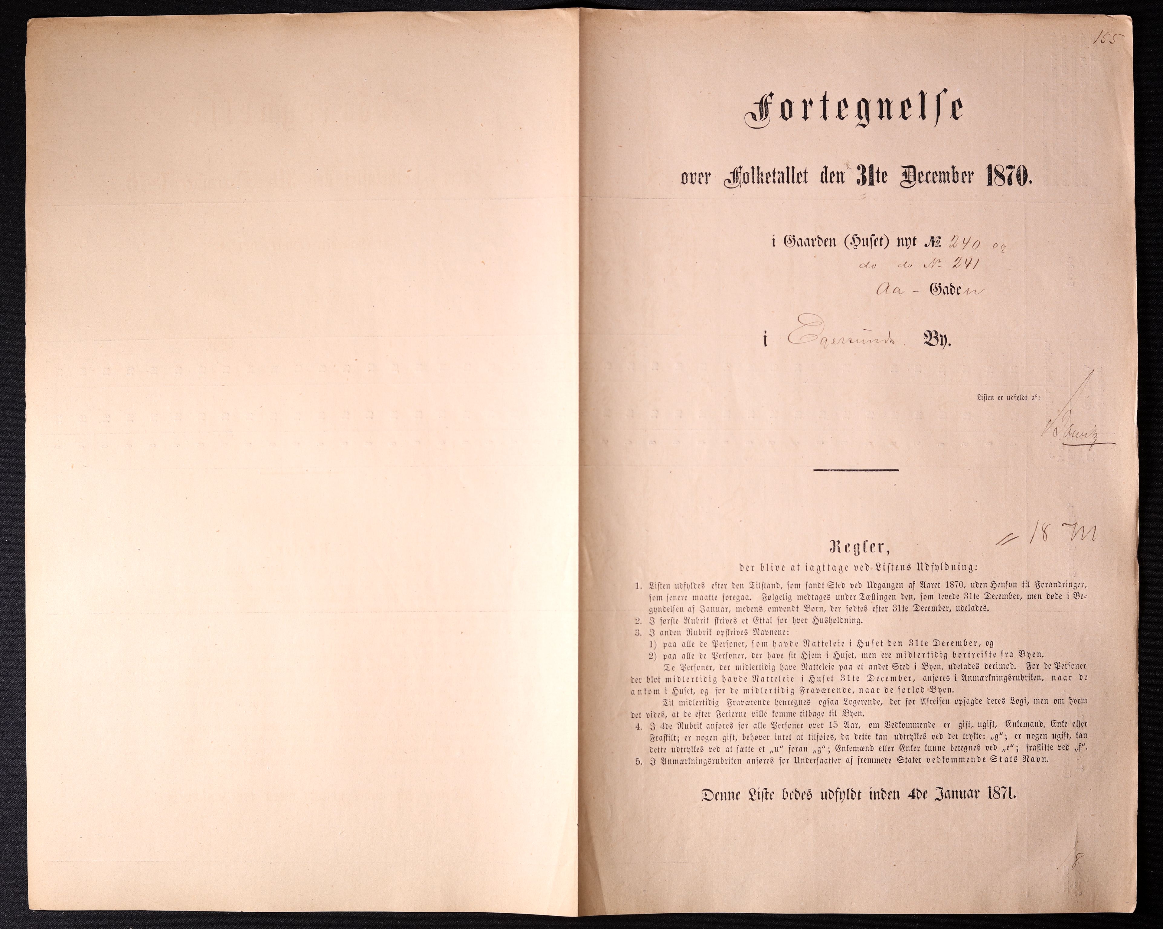 RA, Folketelling 1870 for 1101 Egersund ladested, 1870, s. 311