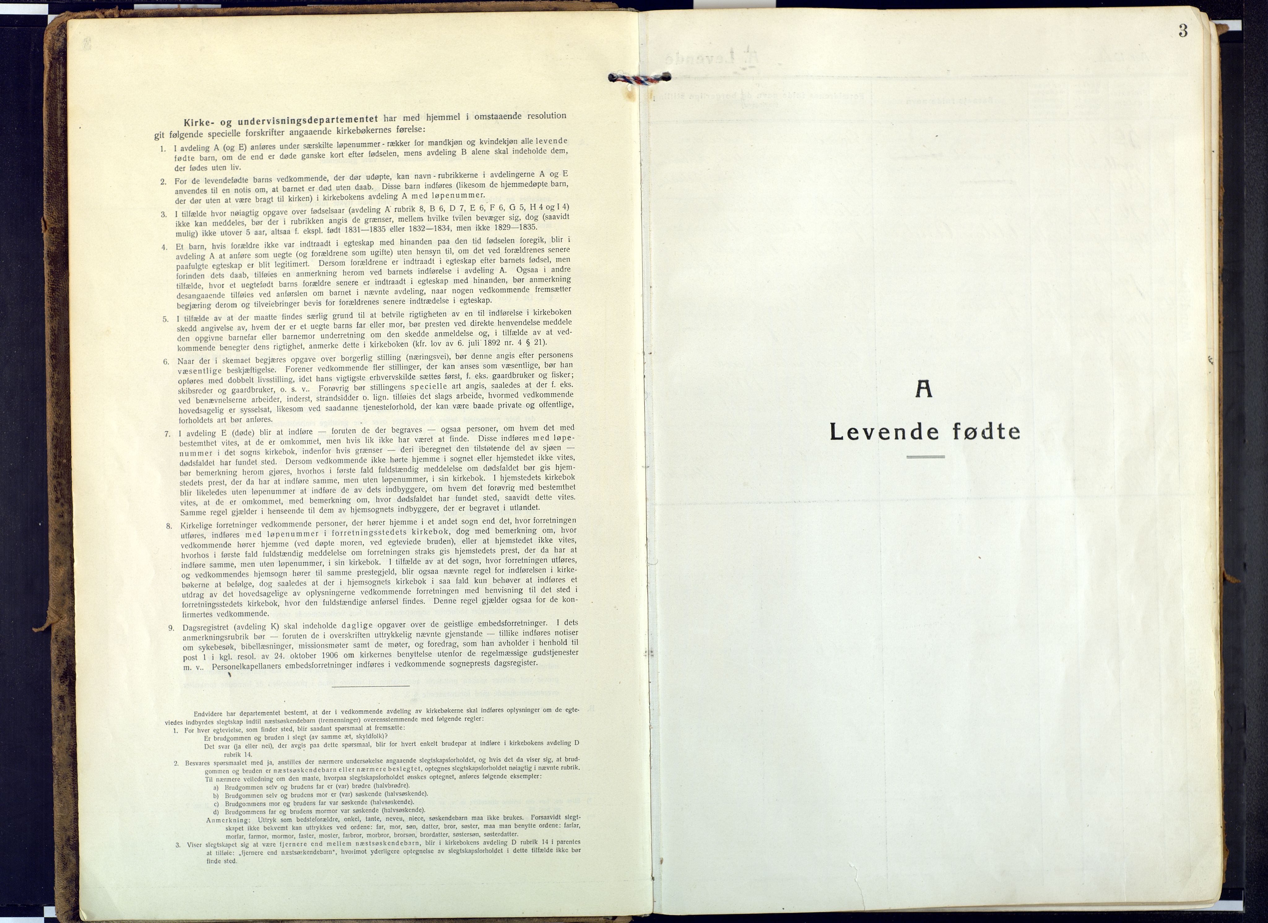 Alta sokneprestkontor, AV/SATØ-S-1338/H/Ha: Ministerialbok nr. 6, 1918-1931, s. 3