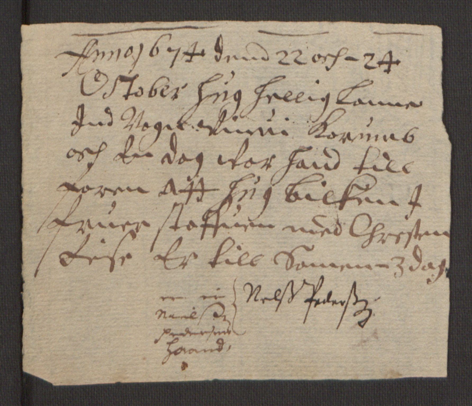 Rentekammeret inntil 1814, Reviderte regnskaper, Fogderegnskap, AV/RA-EA-4092/R32/L1844: Fogderegnskap Jarlsberg grevskap, 1674-1675, s. 245