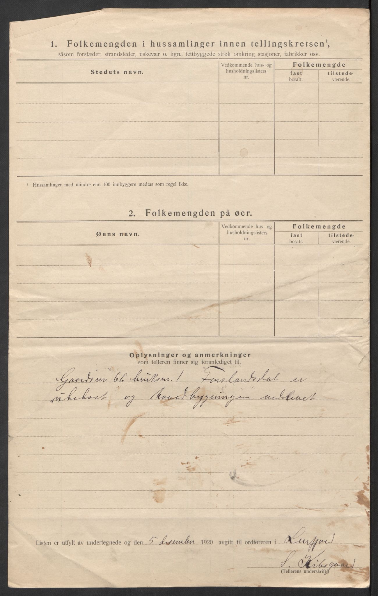 SAT, Folketelling 1920 for 1822 Leirfjord herred, 1920, s. 22