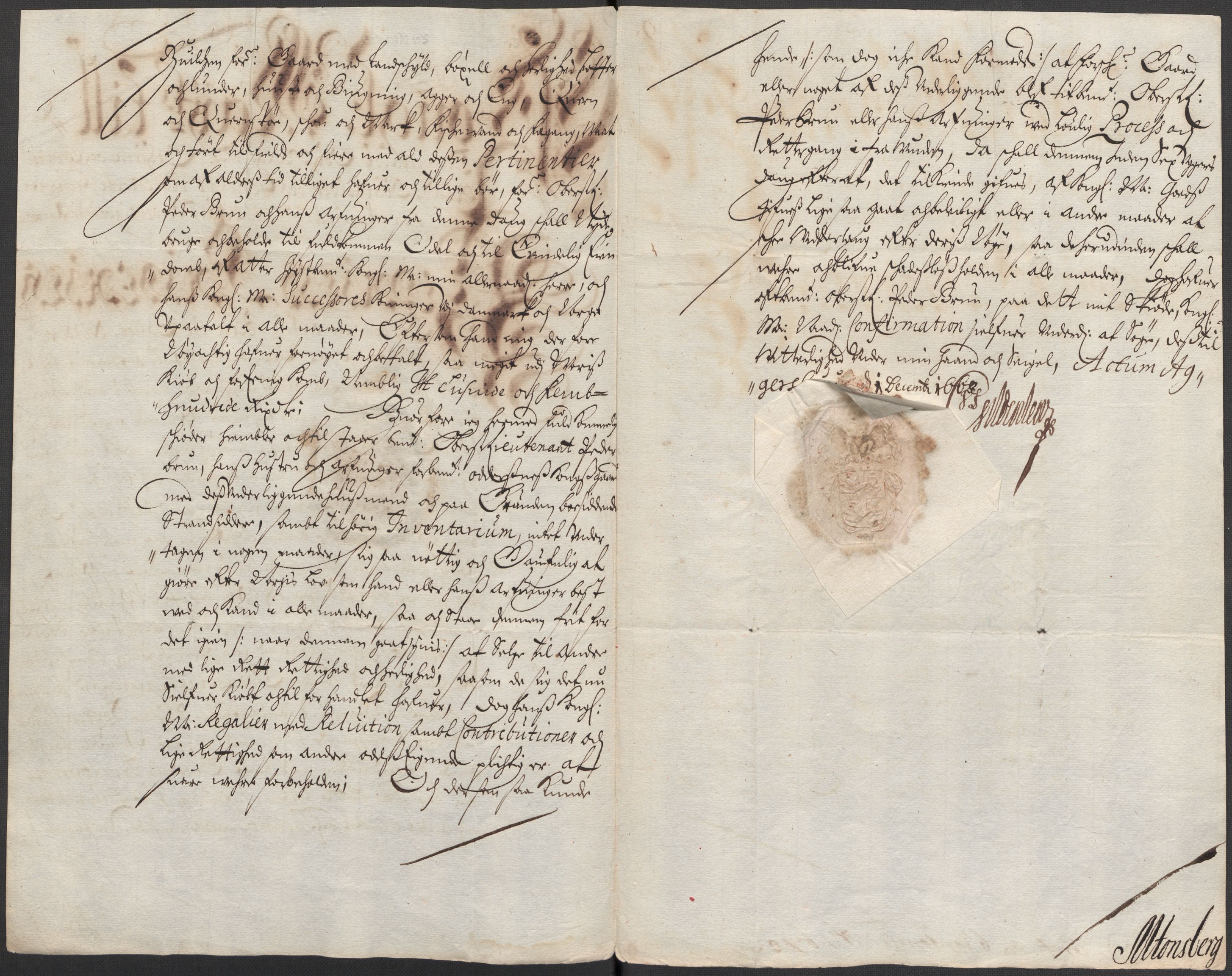 Rentekammeret, Kammerkanselliet, RA/EA-3111/G/Gg/Ggj/Ggja/L0002: Skjøter utstedt av myndigheter i Norge og senere ombyttet med kongelige konfirmasjonsskjøter, 1670-1687, s. 58