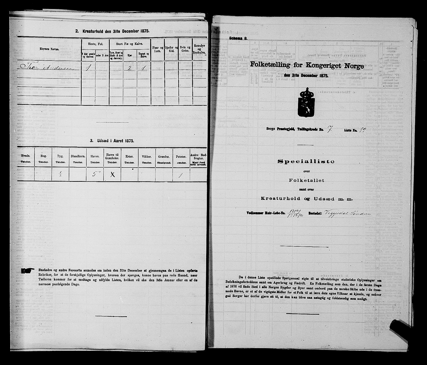 RA, Folketelling 1875 for 0116P Berg prestegjeld, 1875, s. 1157