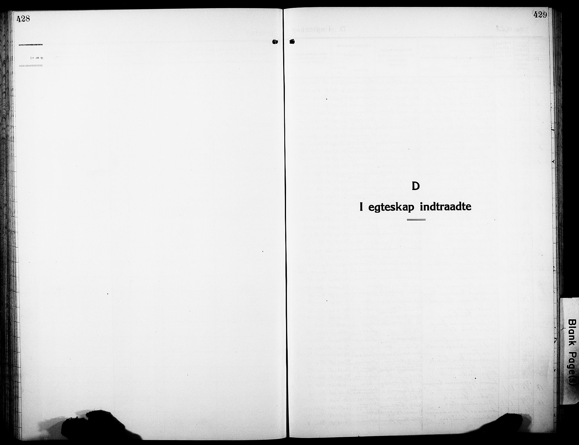 Ringsaker prestekontor, SAH/PREST-014/L/La/L0019: Klokkerbok nr. 19, 1923-1933, s. 428-429