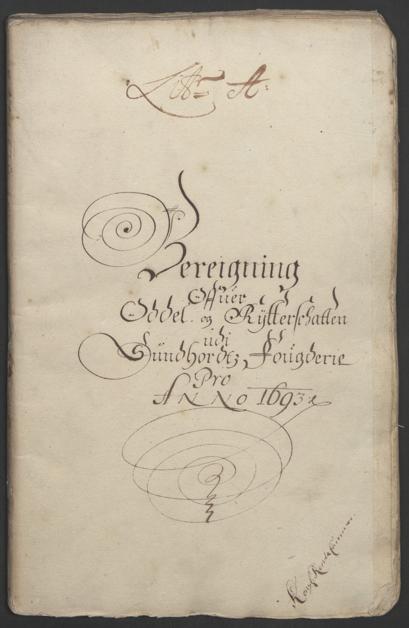 Rentekammeret inntil 1814, Reviderte regnskaper, Fogderegnskap, RA/EA-4092/R48/L2974: Fogderegnskap Sunnhordland og Hardanger, 1693, s. 14